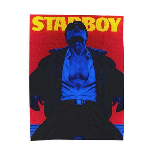 ATEEZ San X Starboy Illustration Velveteen Plush Blanket