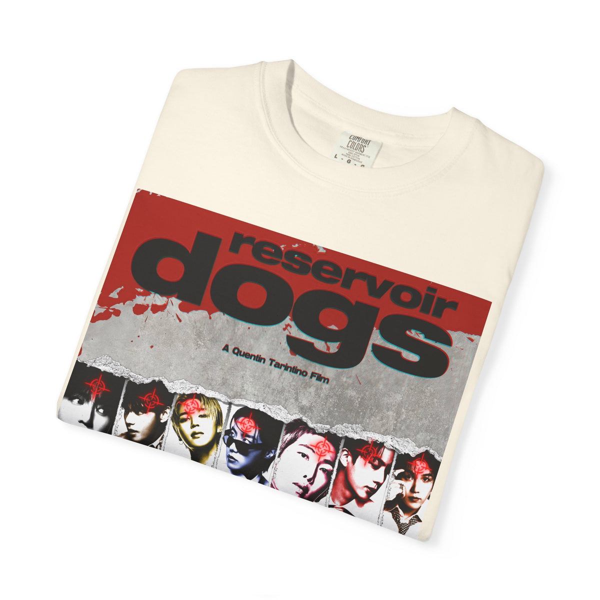 BTS Arirang X Reservoir Dogs Poster T-Shirt | Movie Poster Graphic Tee