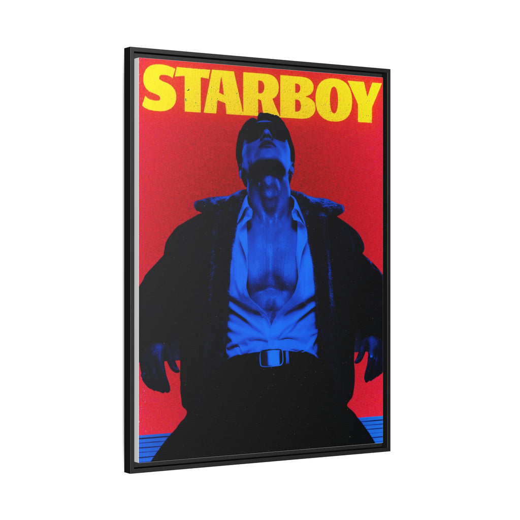 Framed Canvas ATEEZ San X Starboy Poster Matte  | Retro Pop Art Music Wall Decor