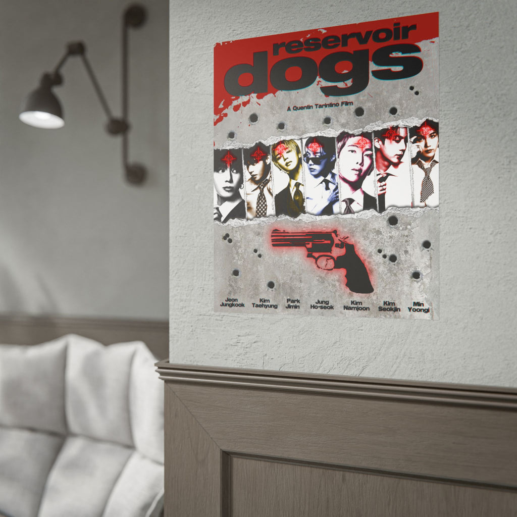 BTS Reservoir Dogs Rolled Poster Bulletproof. ver | Arirang OT7