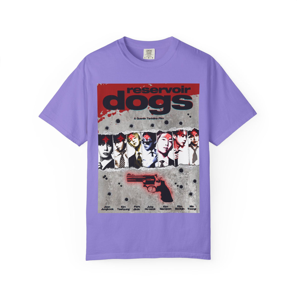 BTS Arirang X Reservoir Dogs Poster T-Shirt Bulletproof Ver.| Movie Poster Graphic Tee