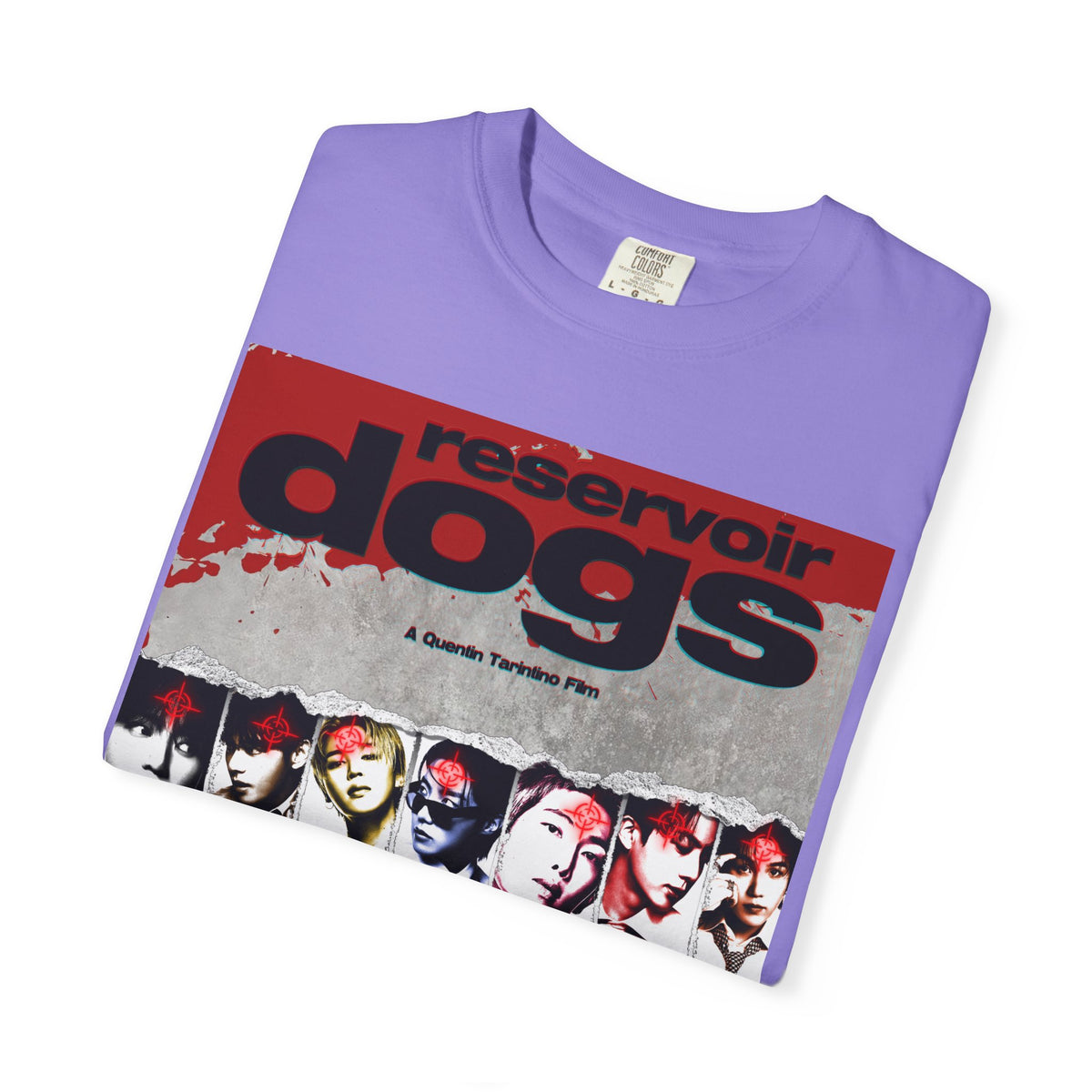 BTS Arirang X Reservoir Dogs Poster T-Shirt | Movie Poster Graphic Tee
