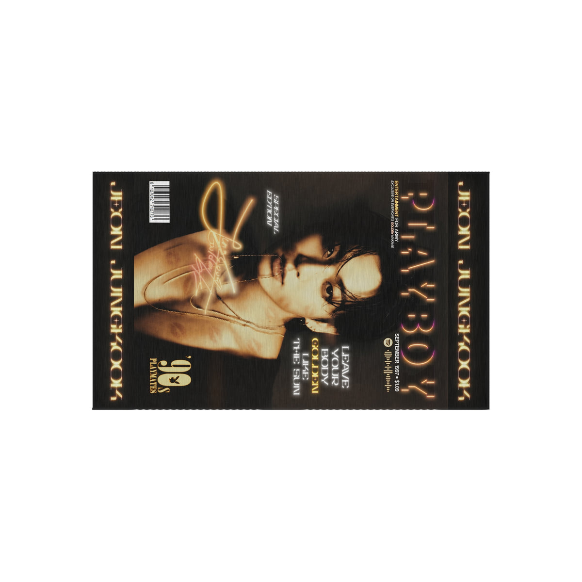 Jeon Jungkook BTS Playboy Rug