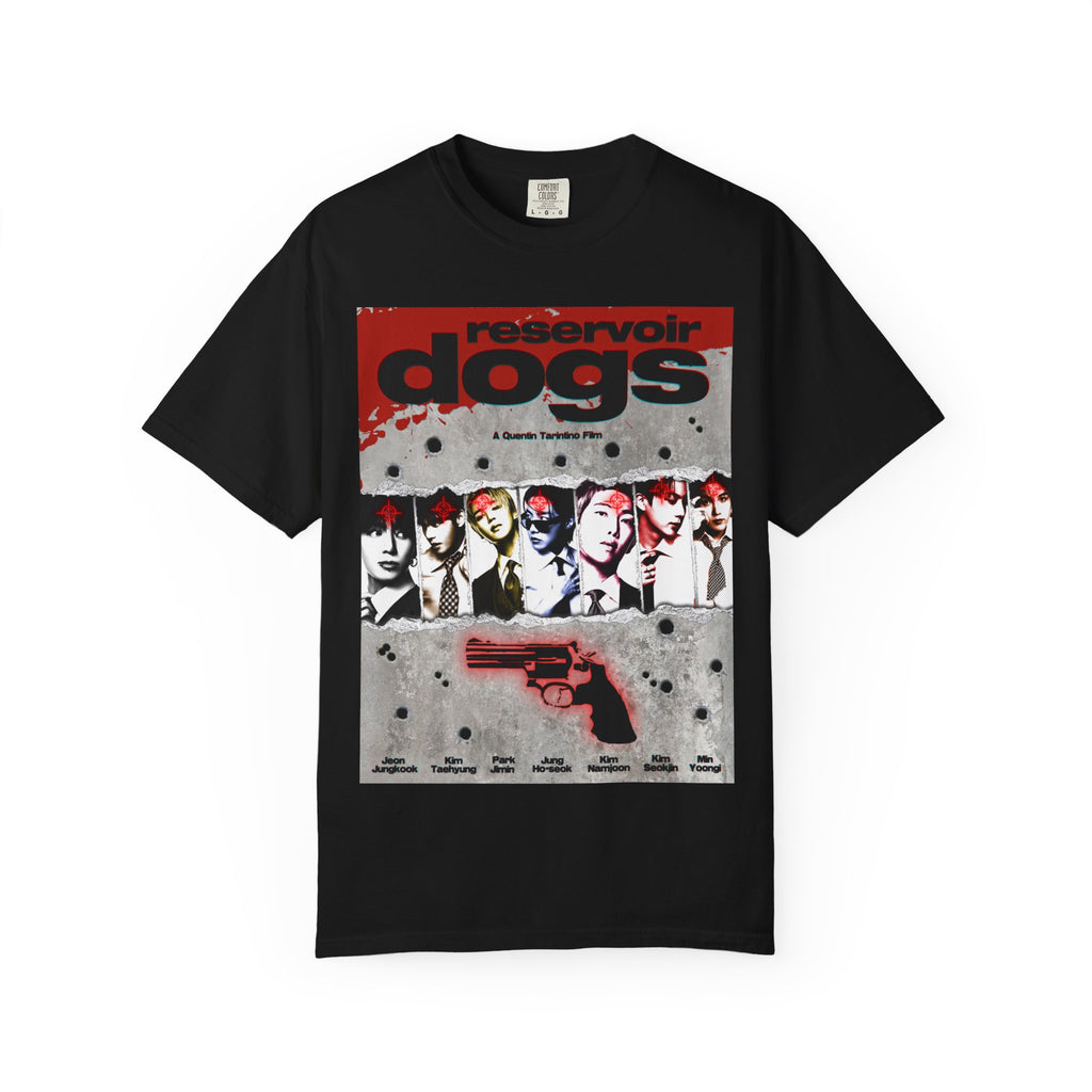 BTS Arirang X Reservoir Dogs Poster T-Shirt Bulletproof Ver.| Movie Poster Graphic Tee
