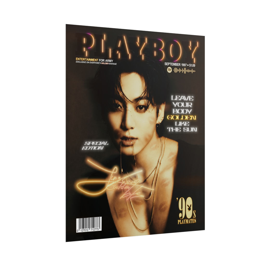 Jeon Jungkook BTS Playboy Style Rolled Poster