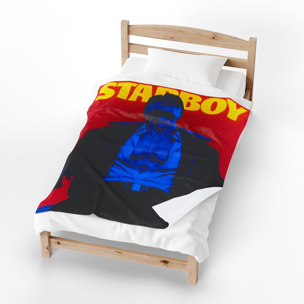 ATEEZ San X Starboy Illustration Velveteen Plush Blanket