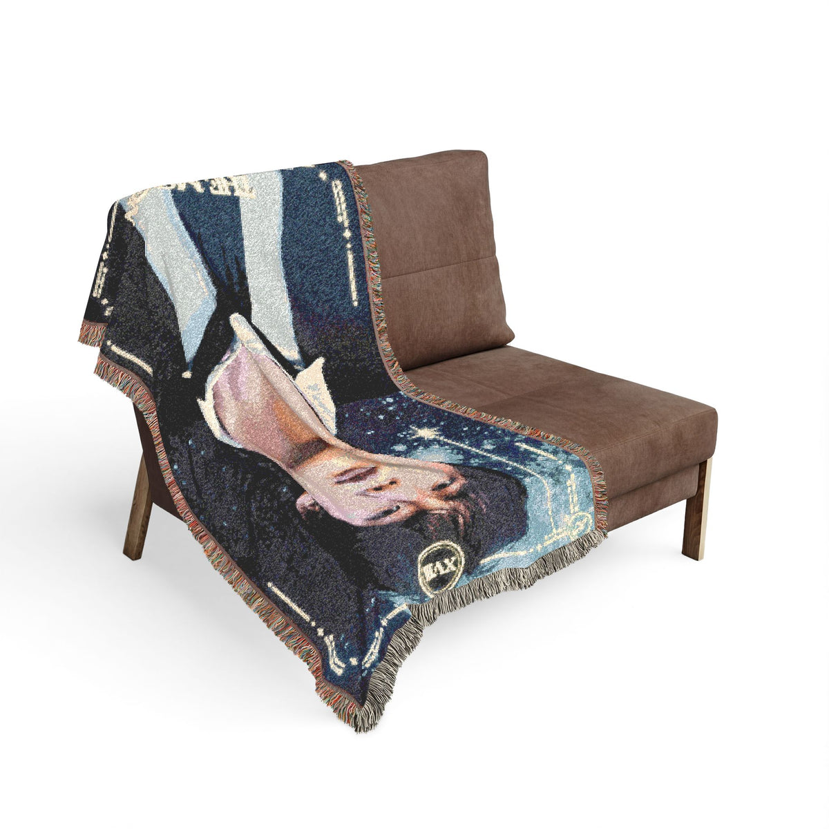 Jin BTS Tarot Woven Blanket | Fan Throw, Decorative Tapestry
