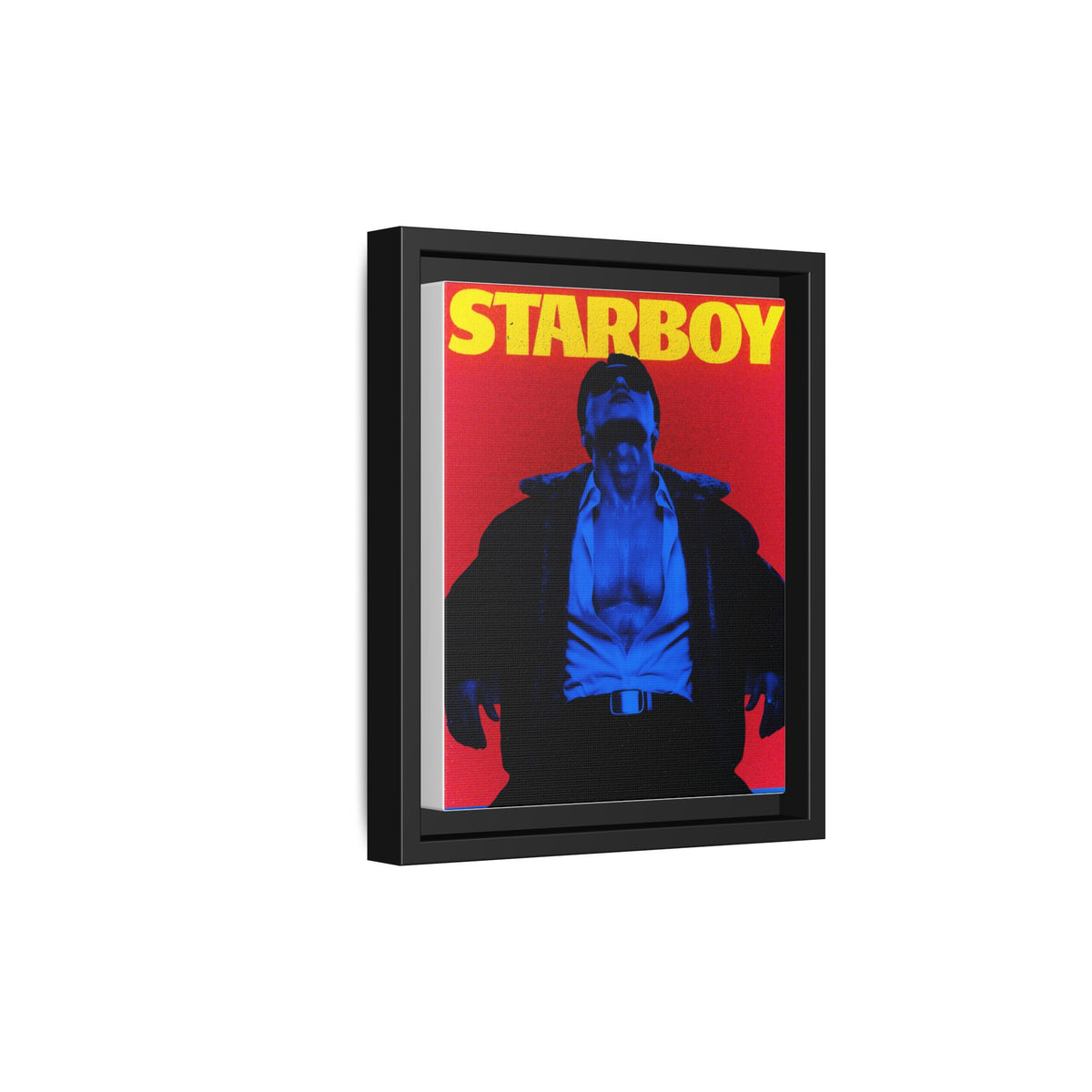 Framed Canvas ATEEZ San X Starboy Poster Matte  | Retro Pop Art Music Wall Decor