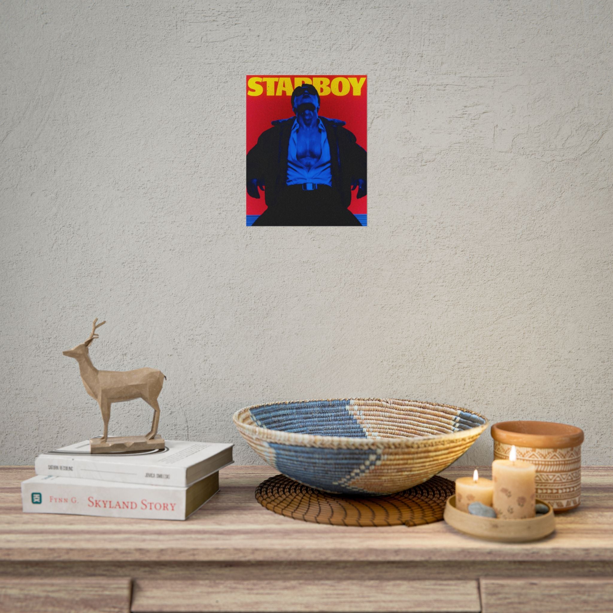 ATEEZ San X Starboy poster Rolled Poster