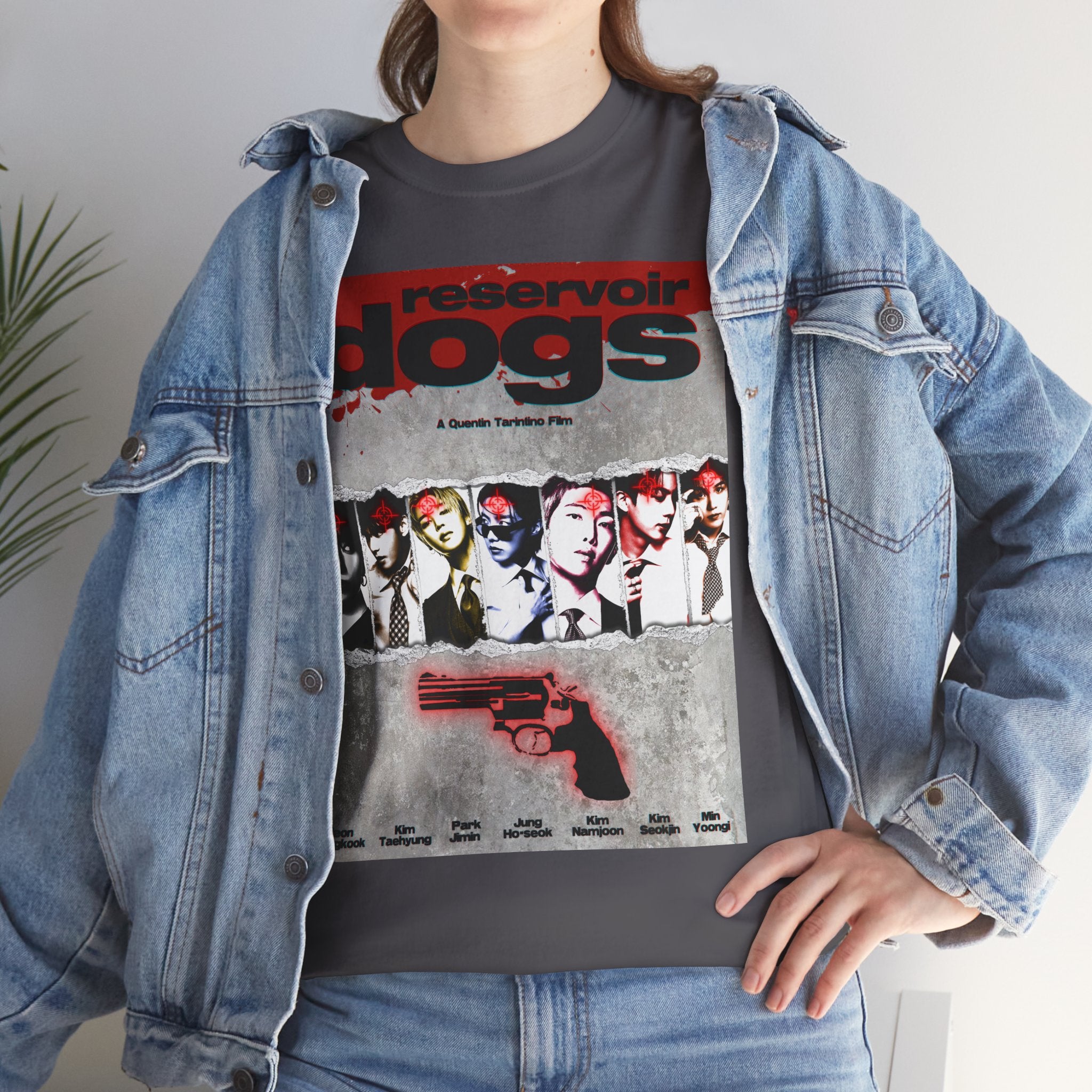 BTS Arirang X Reservoir Dogs Poster Tee | Movie Poster T-Shirt