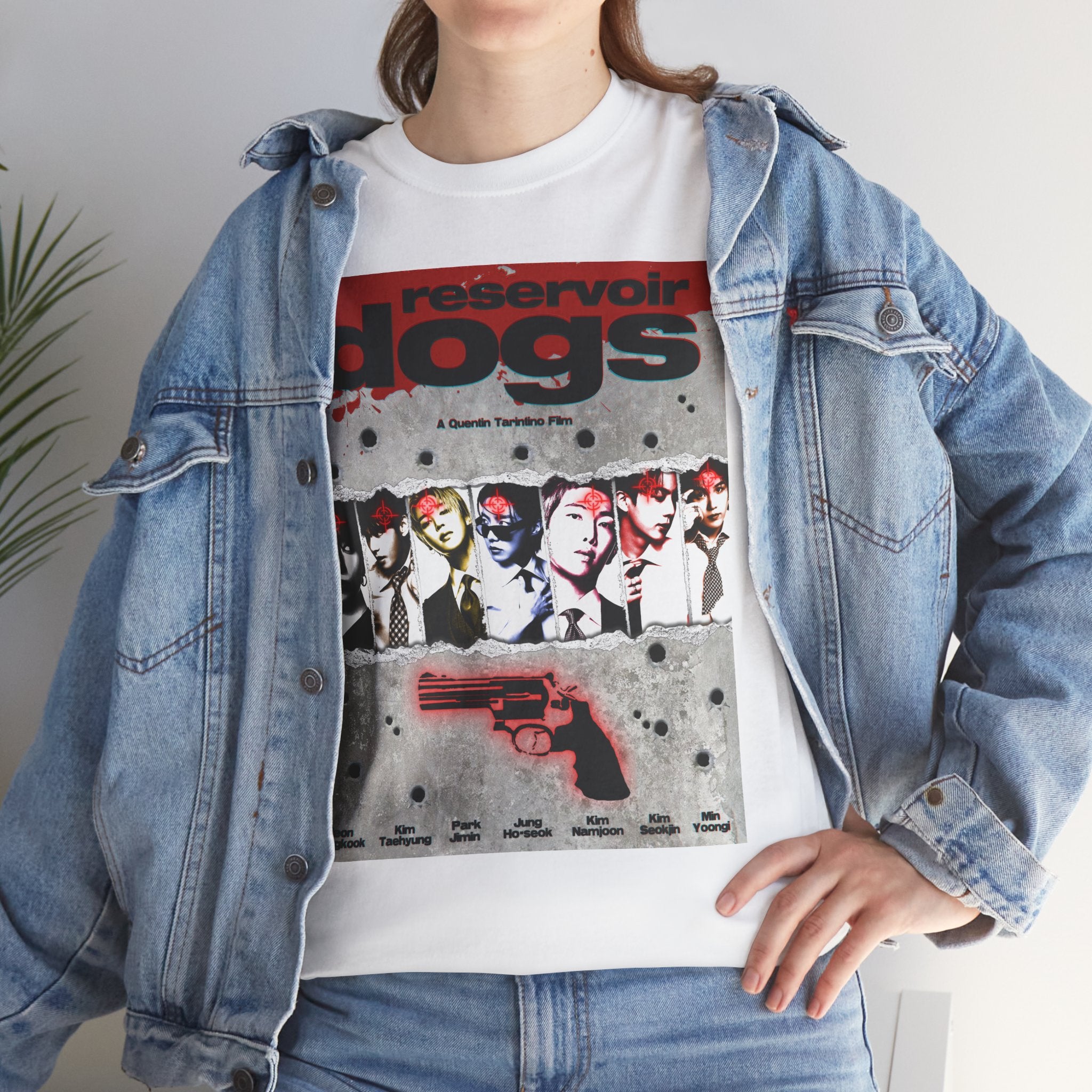 BTS Arirang X Reservoir Dogs Bulletproof ver. Poster Tee | Movie Poster T-Shirt