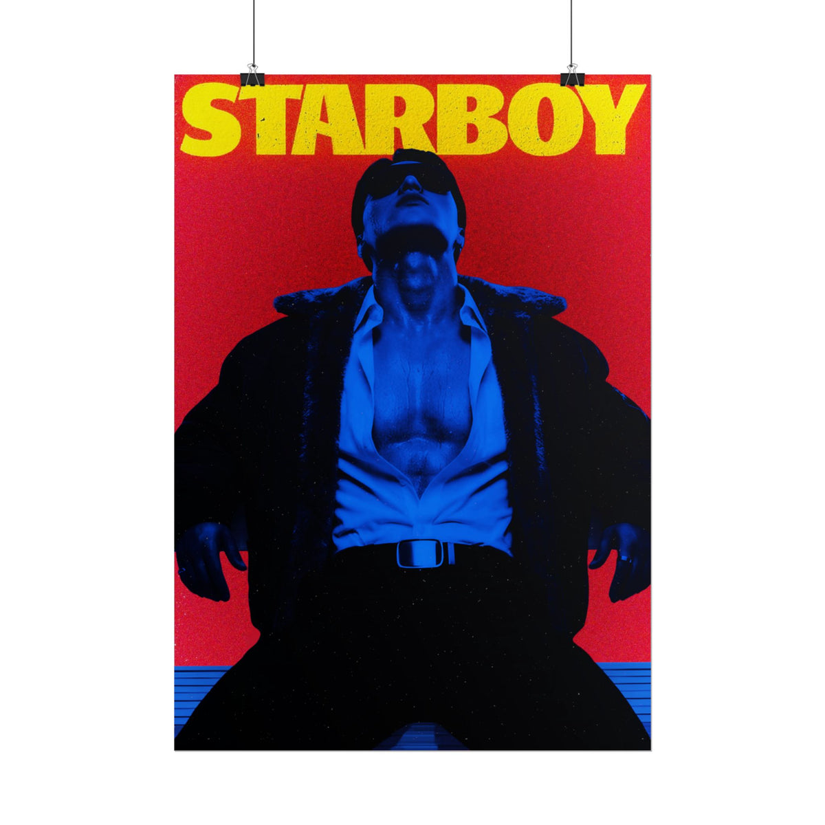 ATEEZ San X Starboy poster Rolled Poster
