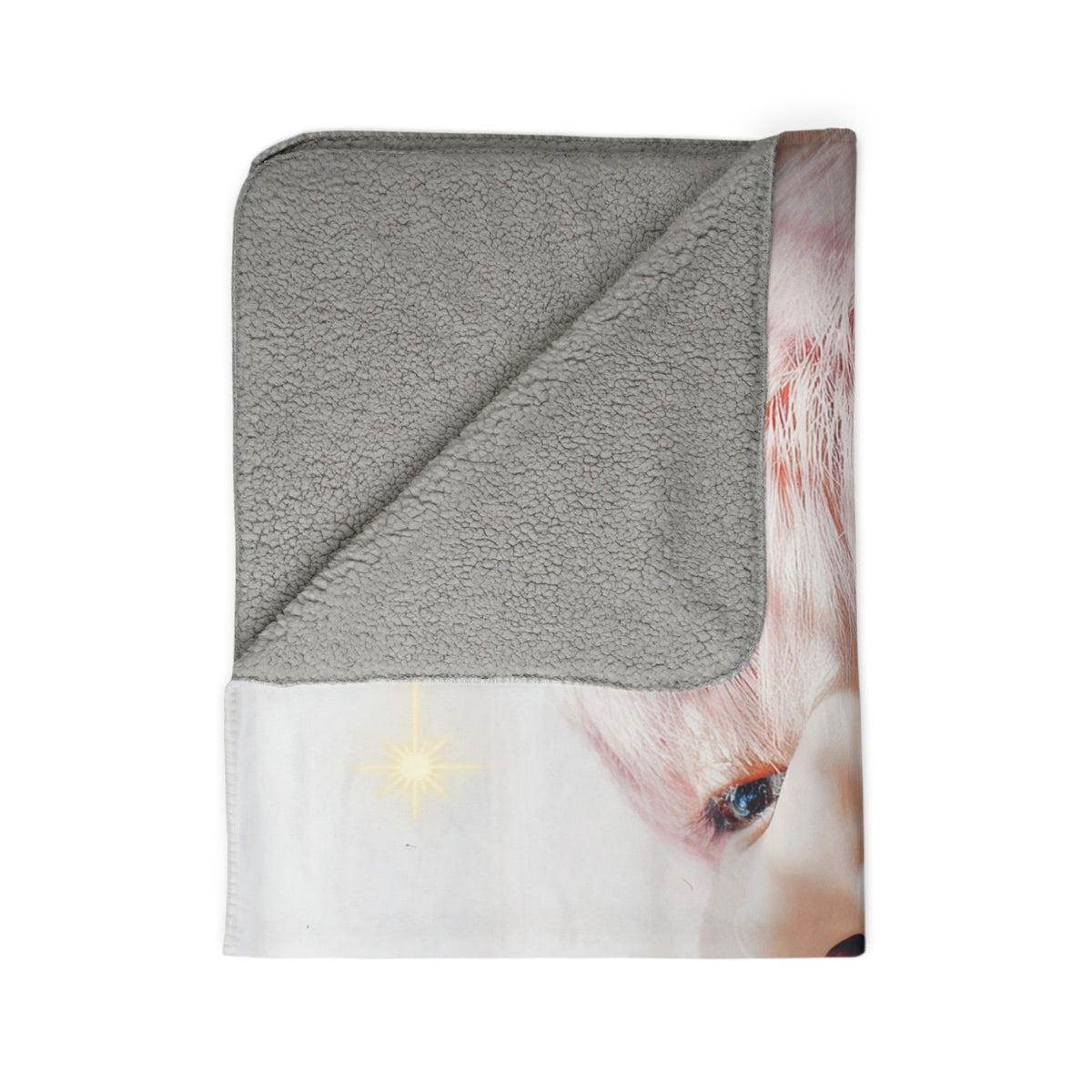 Seonghwa Ateez The High Priestess Tarot Art Blanket | Fleece Sherpa Blanket