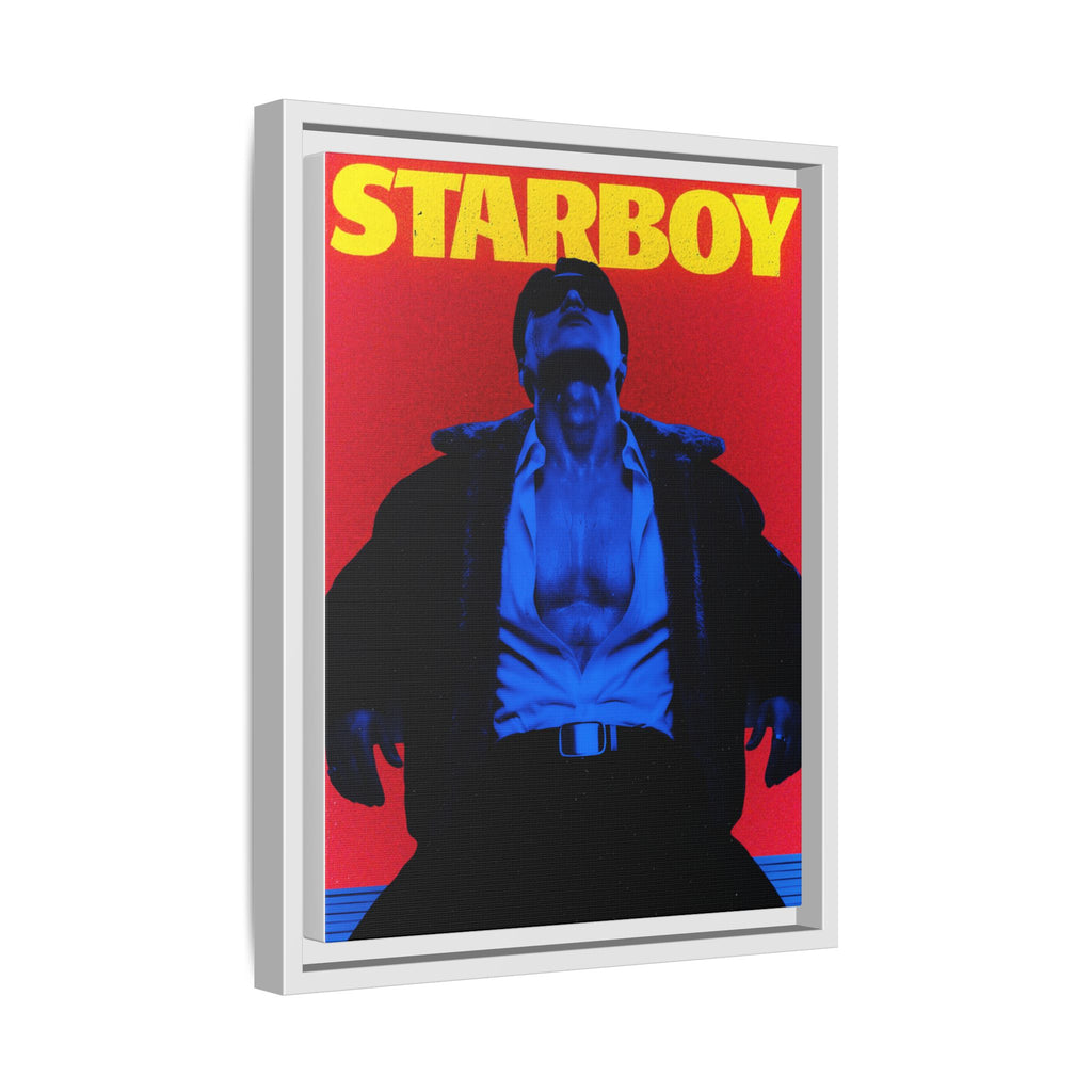 Framed Canvas ATEEZ San X Starboy Poster Matte  | Retro Pop Art Music Wall Decor