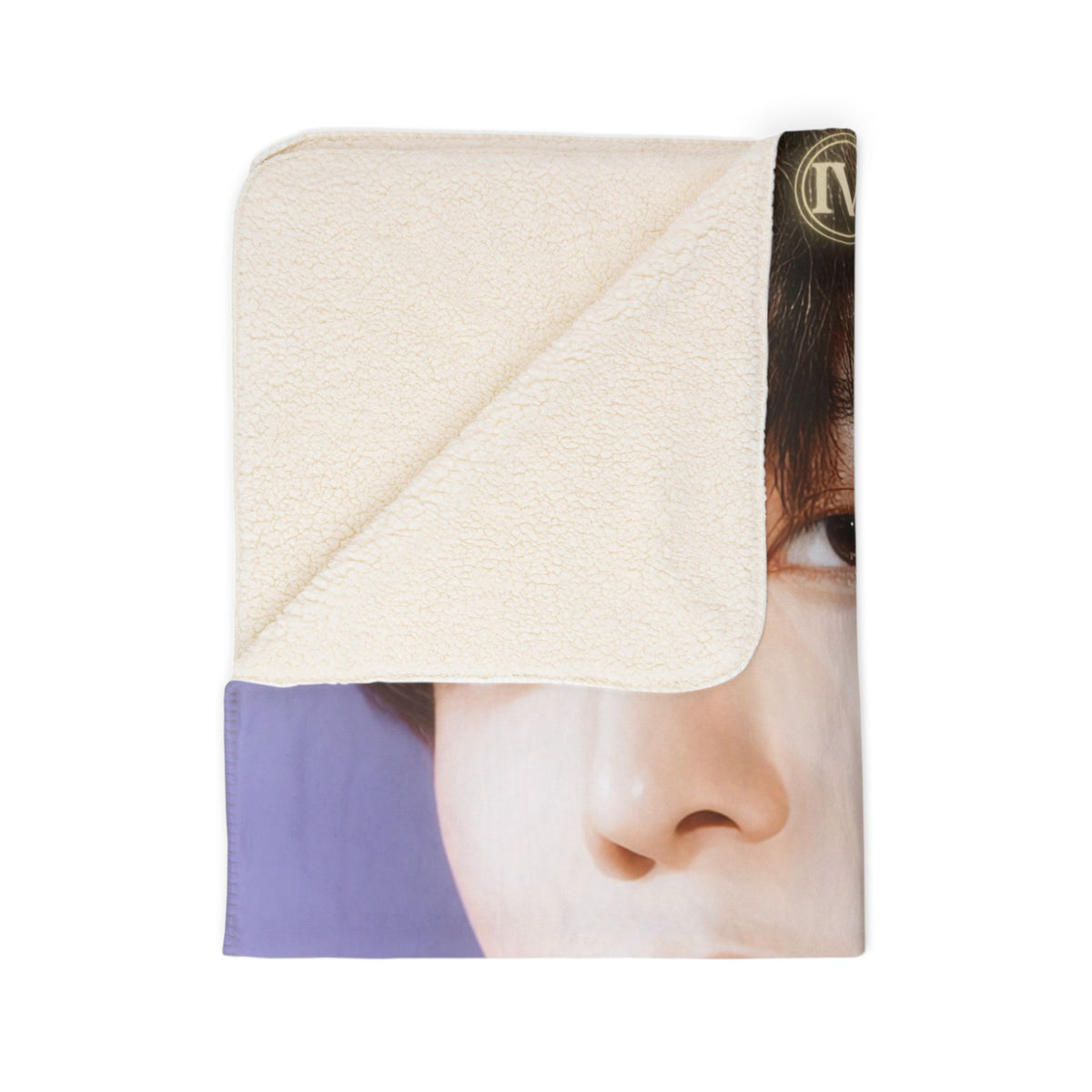 Yunho Ateez The Emperor Tarot Portrait Fleece Sherpa Blanket