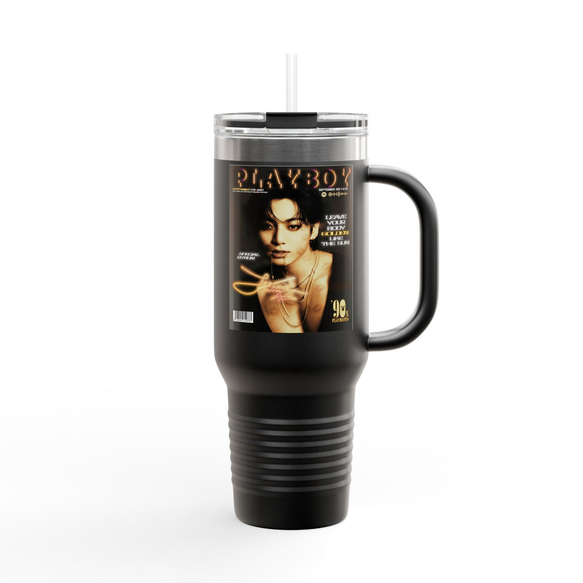 Jeon Jungkook BTS Playboy Tumbler | 40oz Insulated Tumbler