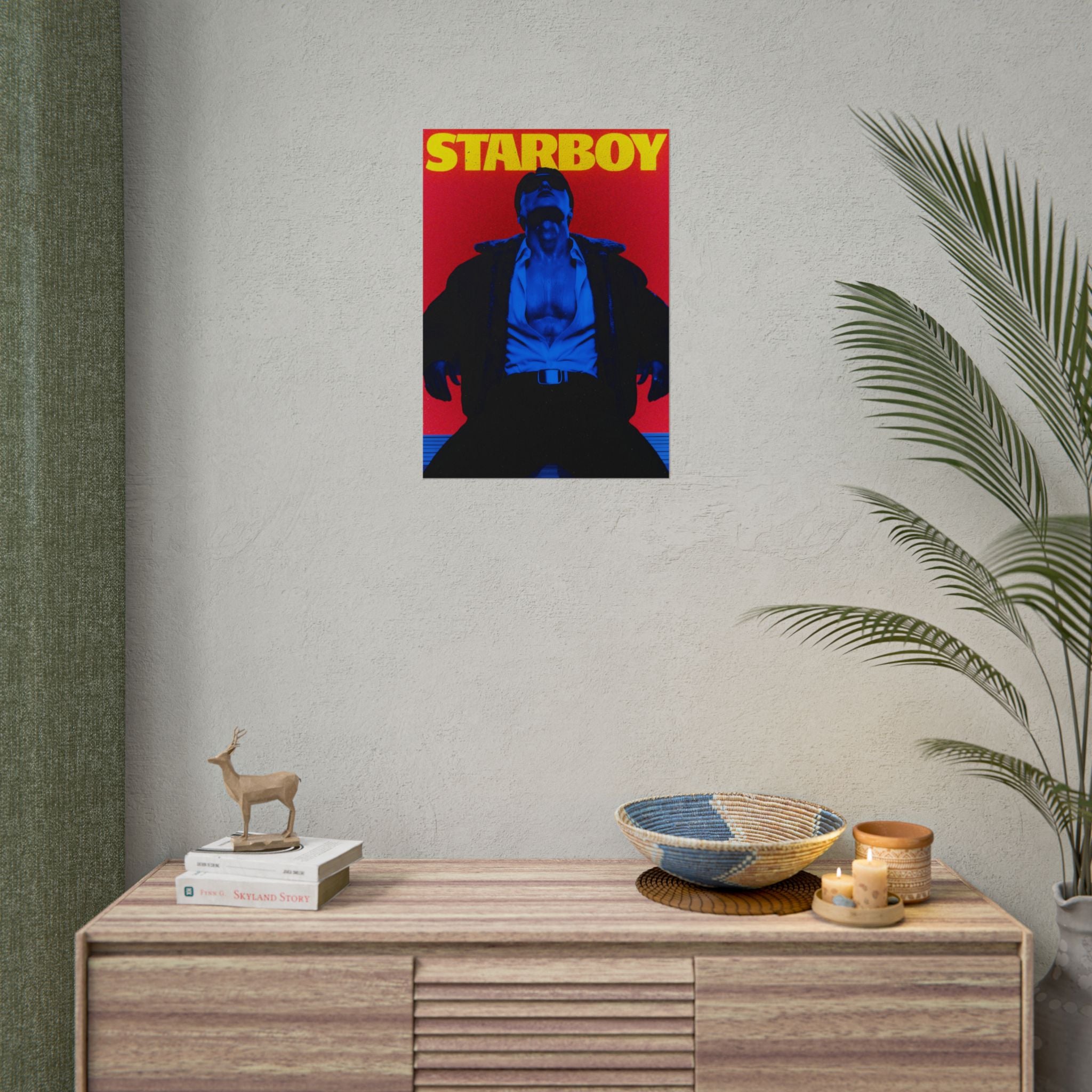 ATEEZ San X Starboy poster Rolled Poster