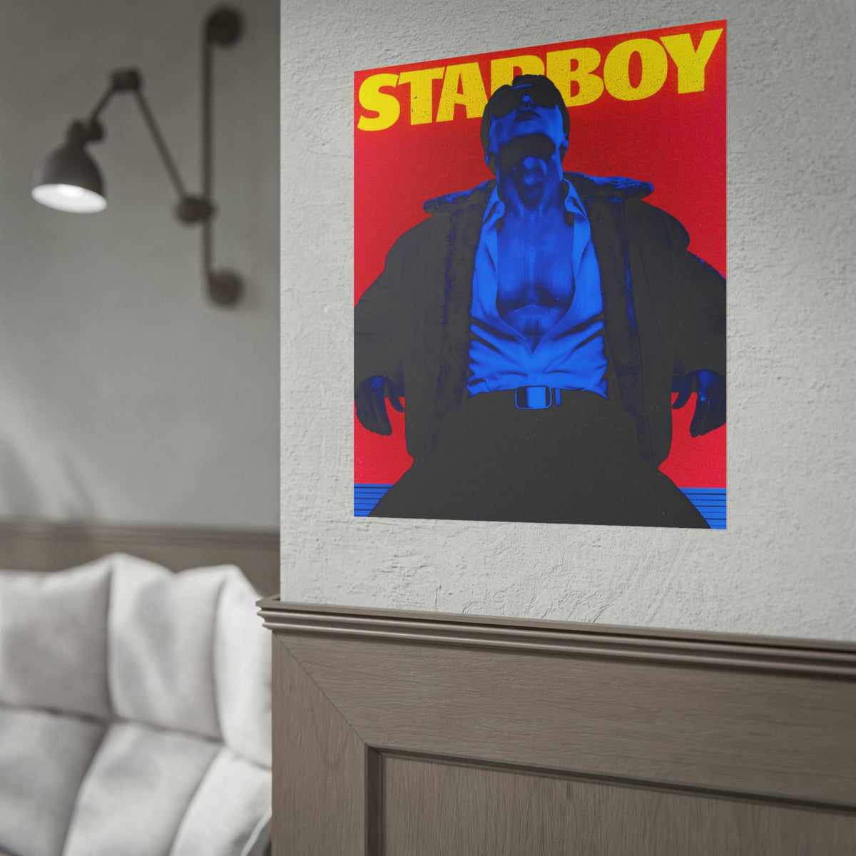 ATEEZ San X Starboy poster Rolled Poster