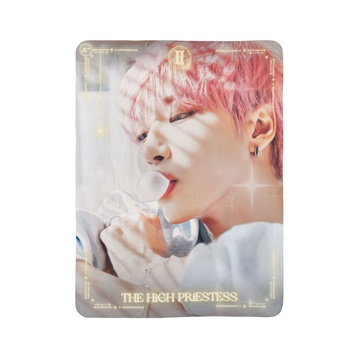 Seonghwa Ateez The High Priestess Tarot Art Blanket | Fleece Sherpa Blanket