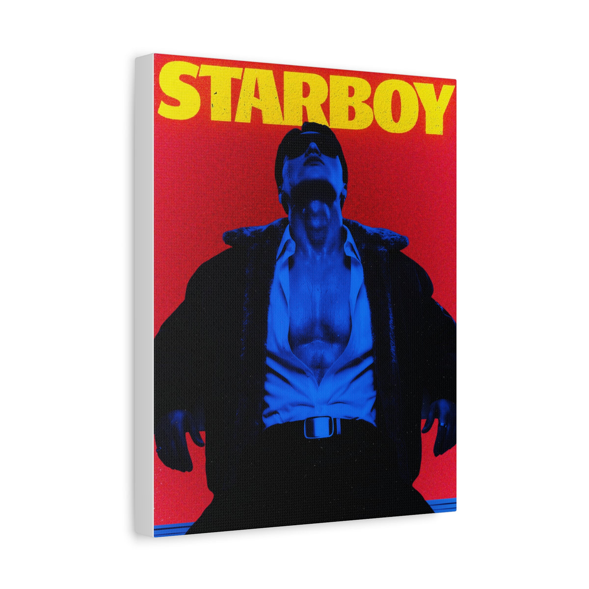 ATEEZ San X Starboy Retro KPop Art Canvas