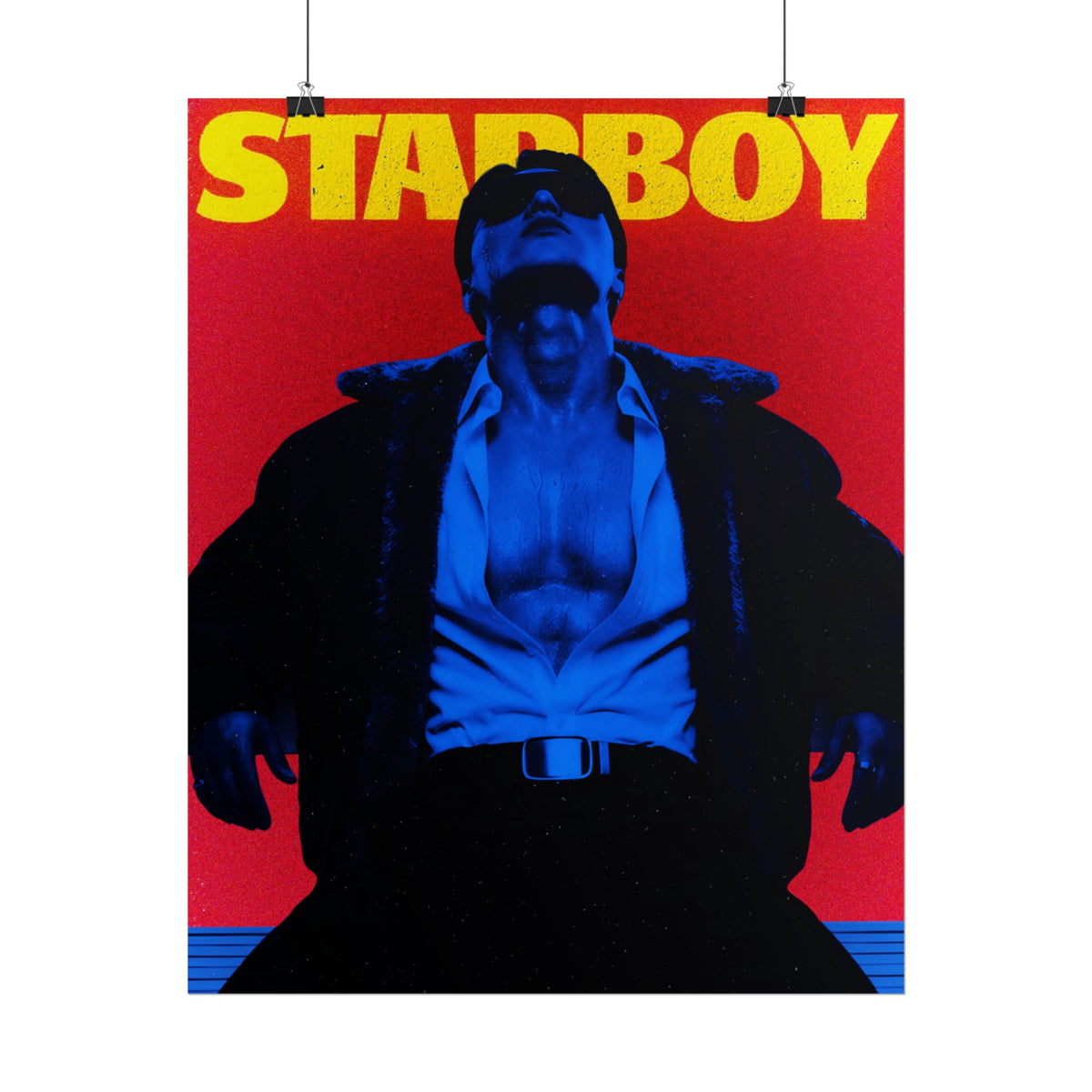 ATEEZ San X Starboy poster Rolled Poster