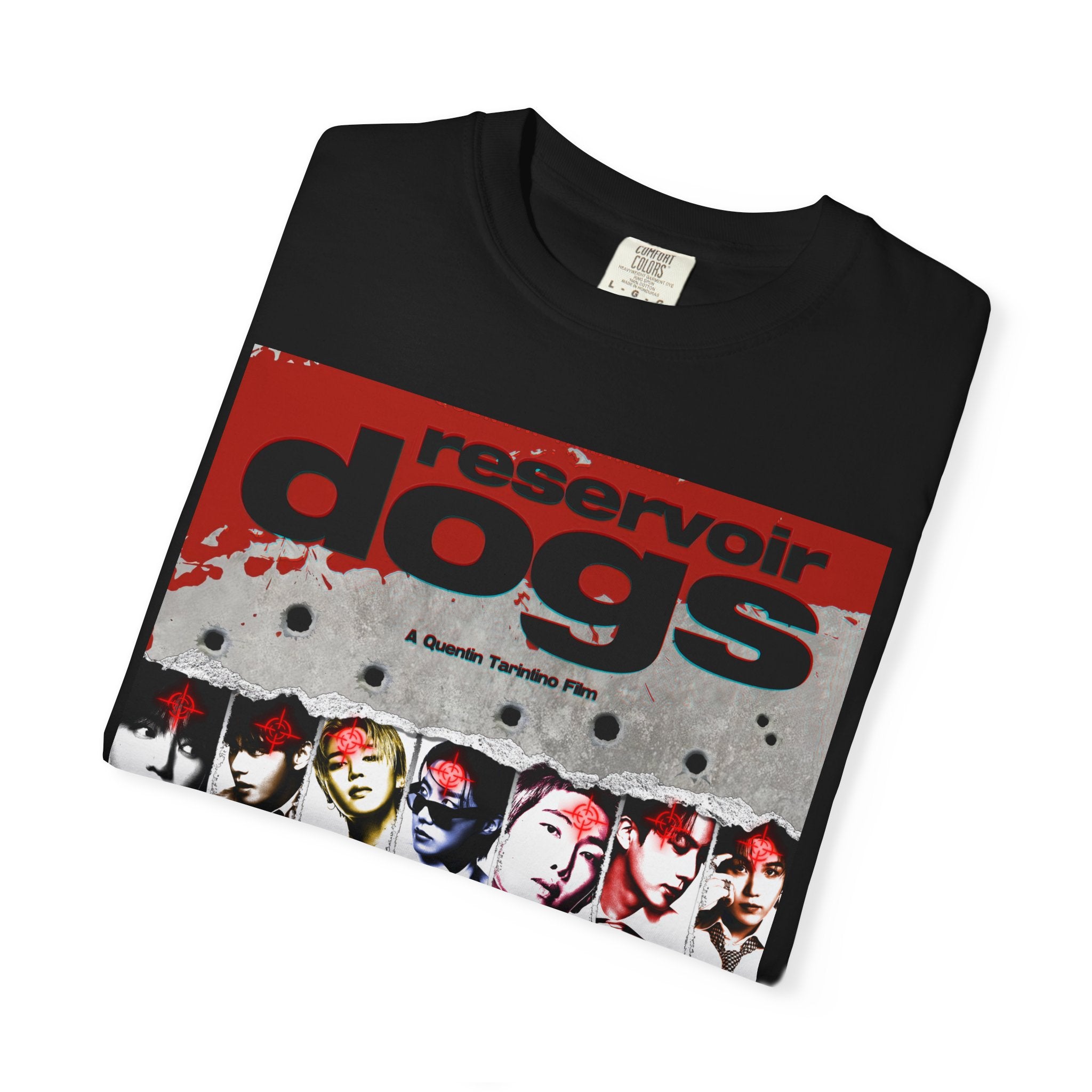 BTS Arirang X Reservoir Dogs Poster T-Shirt Bulletproof Ver.| Movie Poster Graphic Tee