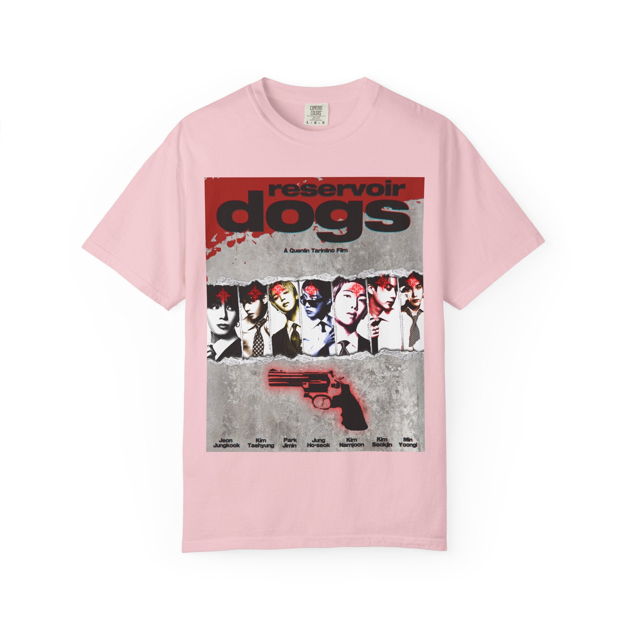 BTS Arirang X Reservoir Dogs Poster T-Shirt | Movie Poster Graphic Tee