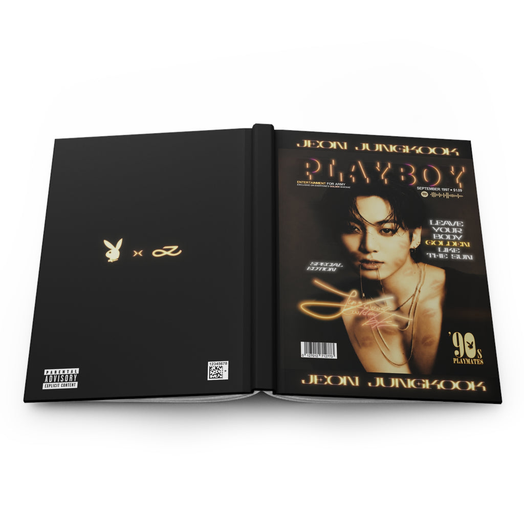 Jeon Jungkook BTS Playboy Magazine Cover Journal Hardcover