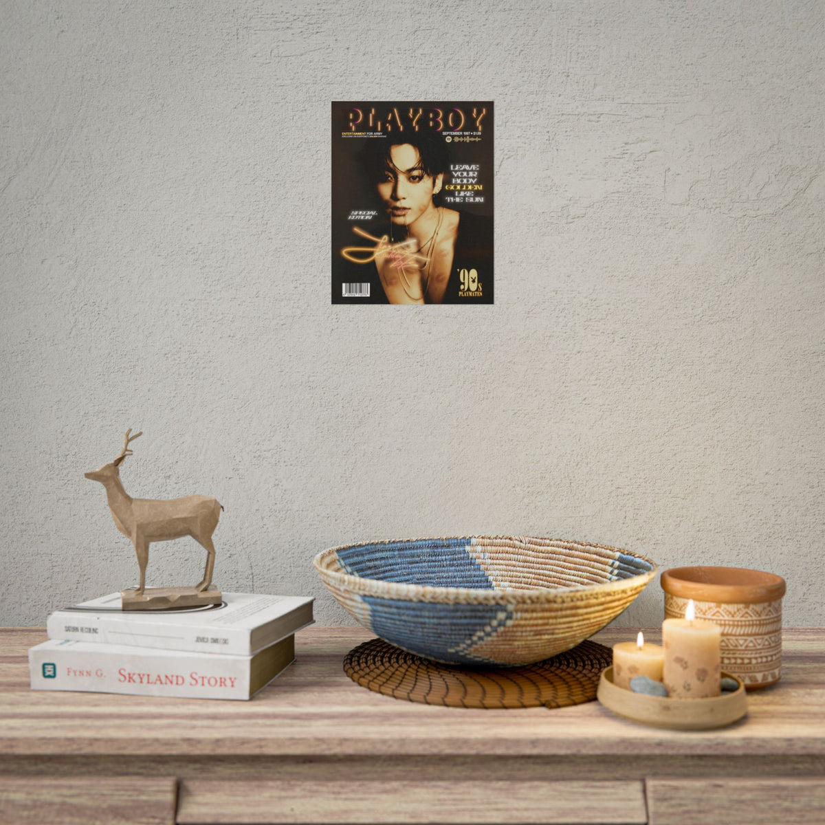 Jeon Jungkook BTS Playboy Style Rolled Poster