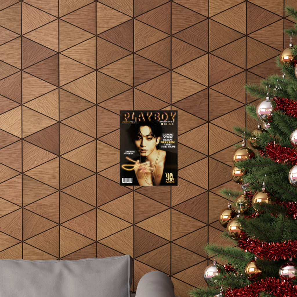Jungkook Playboy Magazine Portrait Poster | Matte Vertical Poster