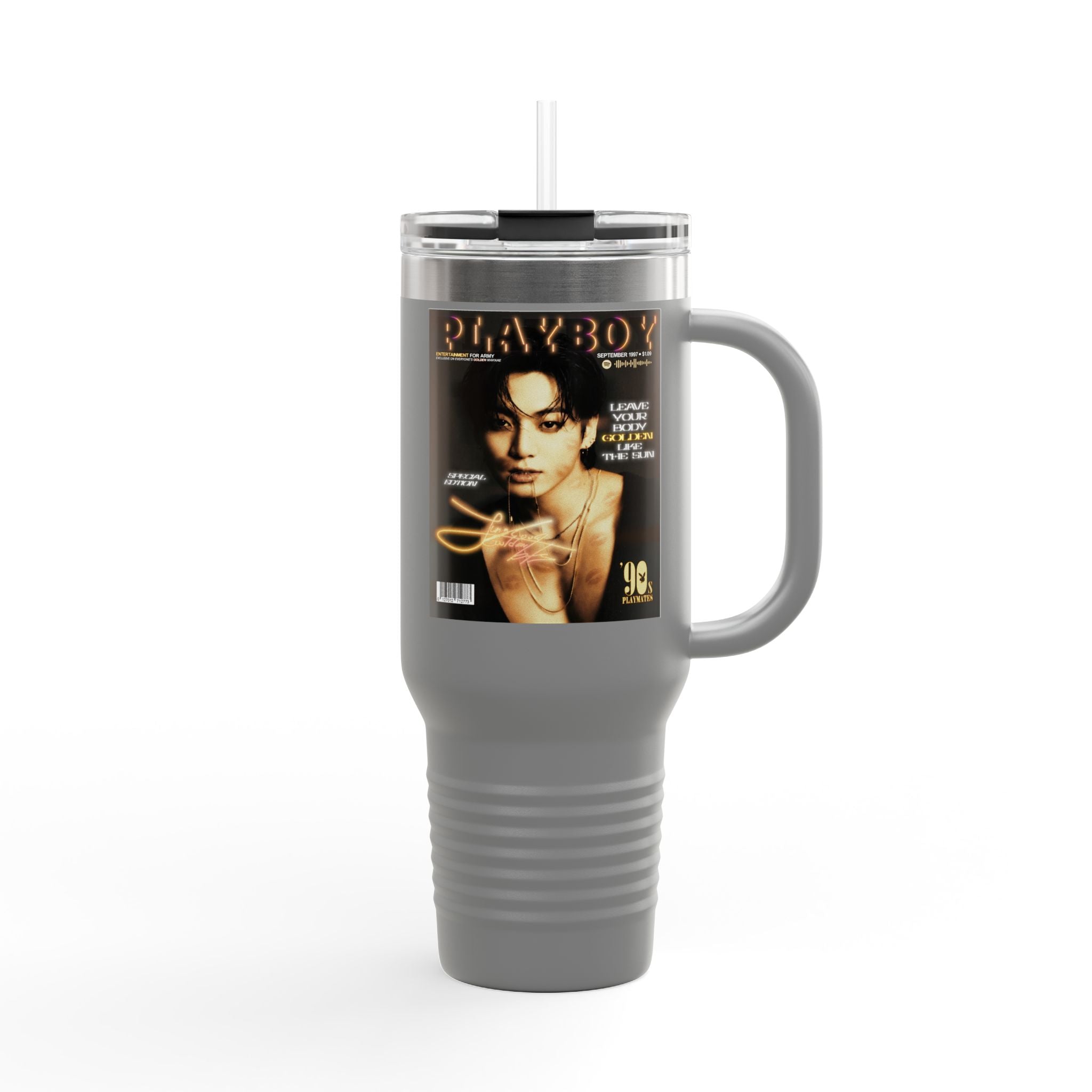 Jeon Jungkook BTS Playboy Tumbler | 40oz Insulated Tumbler