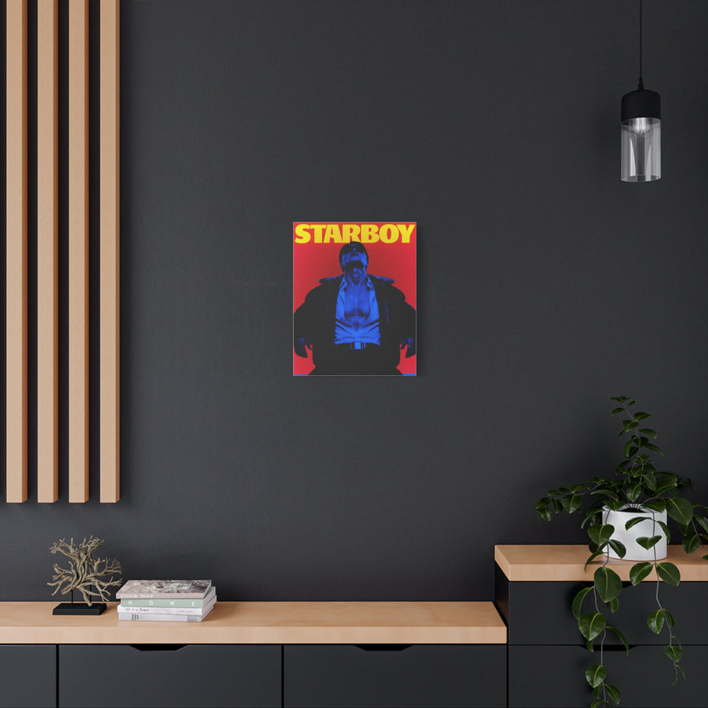 ATEEZ San X Starboy Retro KPop Art Canvas