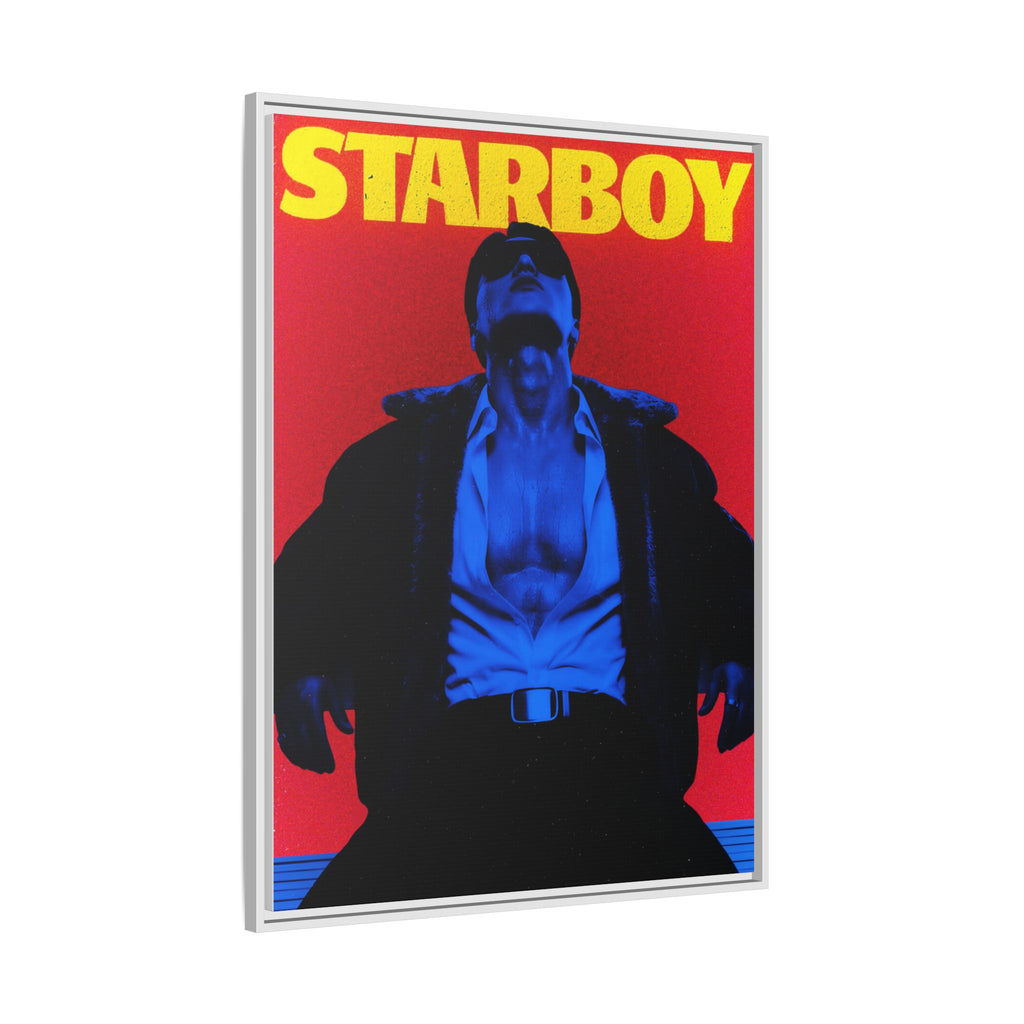 Framed Canvas ATEEZ San X Starboy Poster Matte  | Retro Pop Art Music Wall Decor