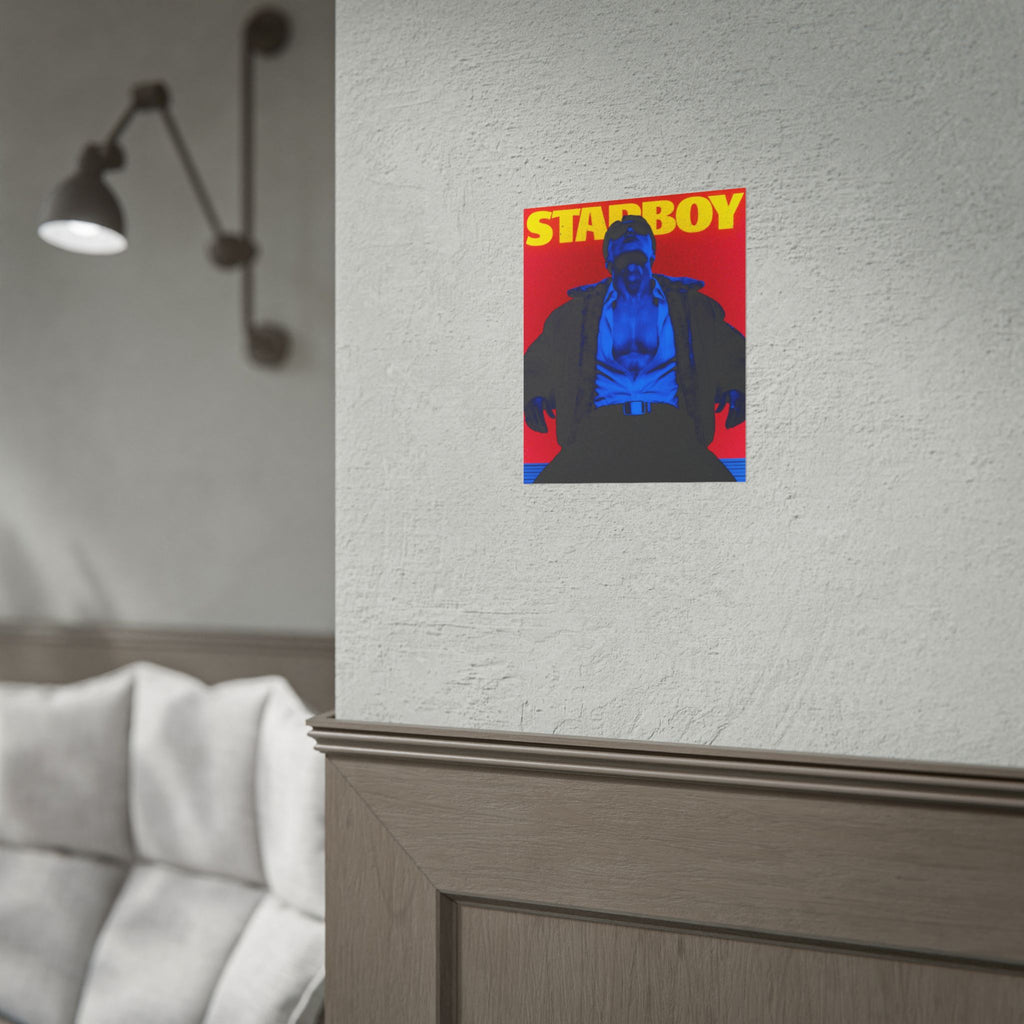 ATEEZ San X Starboy poster Rolled Poster