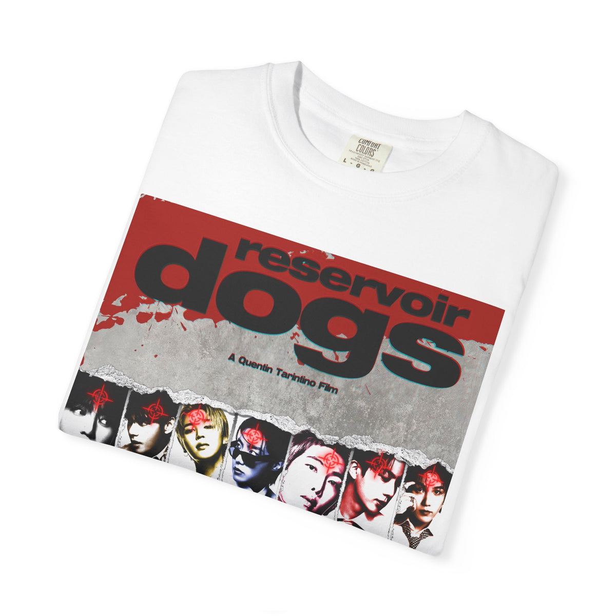 BTS Arirang X Reservoir Dogs Poster T-Shirt | Movie Poster Graphic Tee