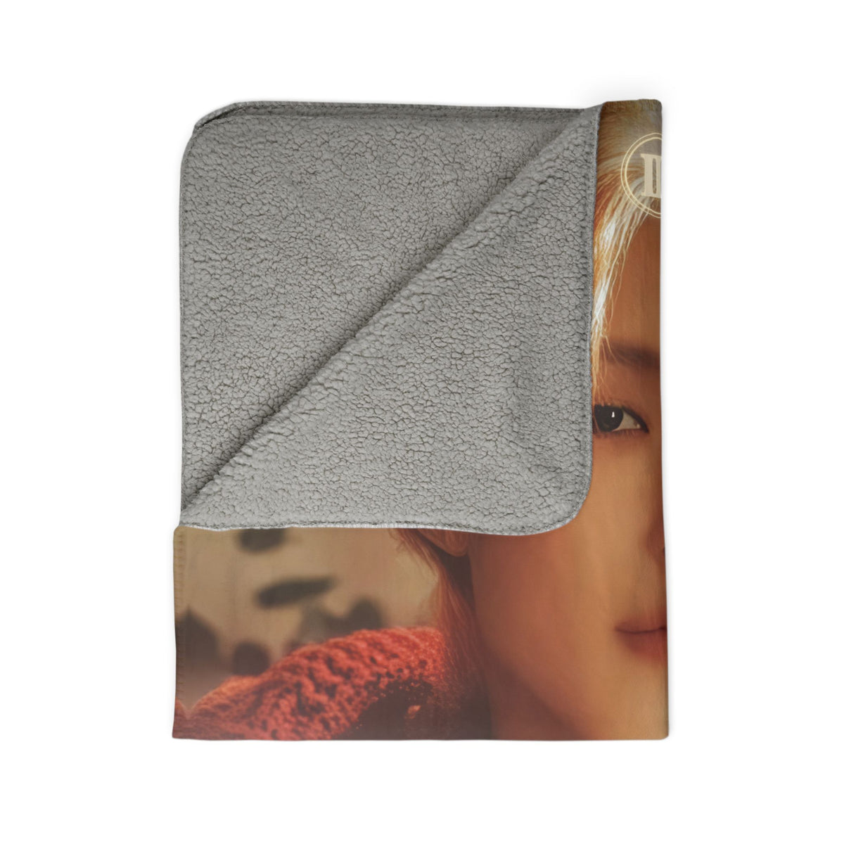 Mingi Ateez The Empress Tarot Portrait Fleece Sherpa Blanket