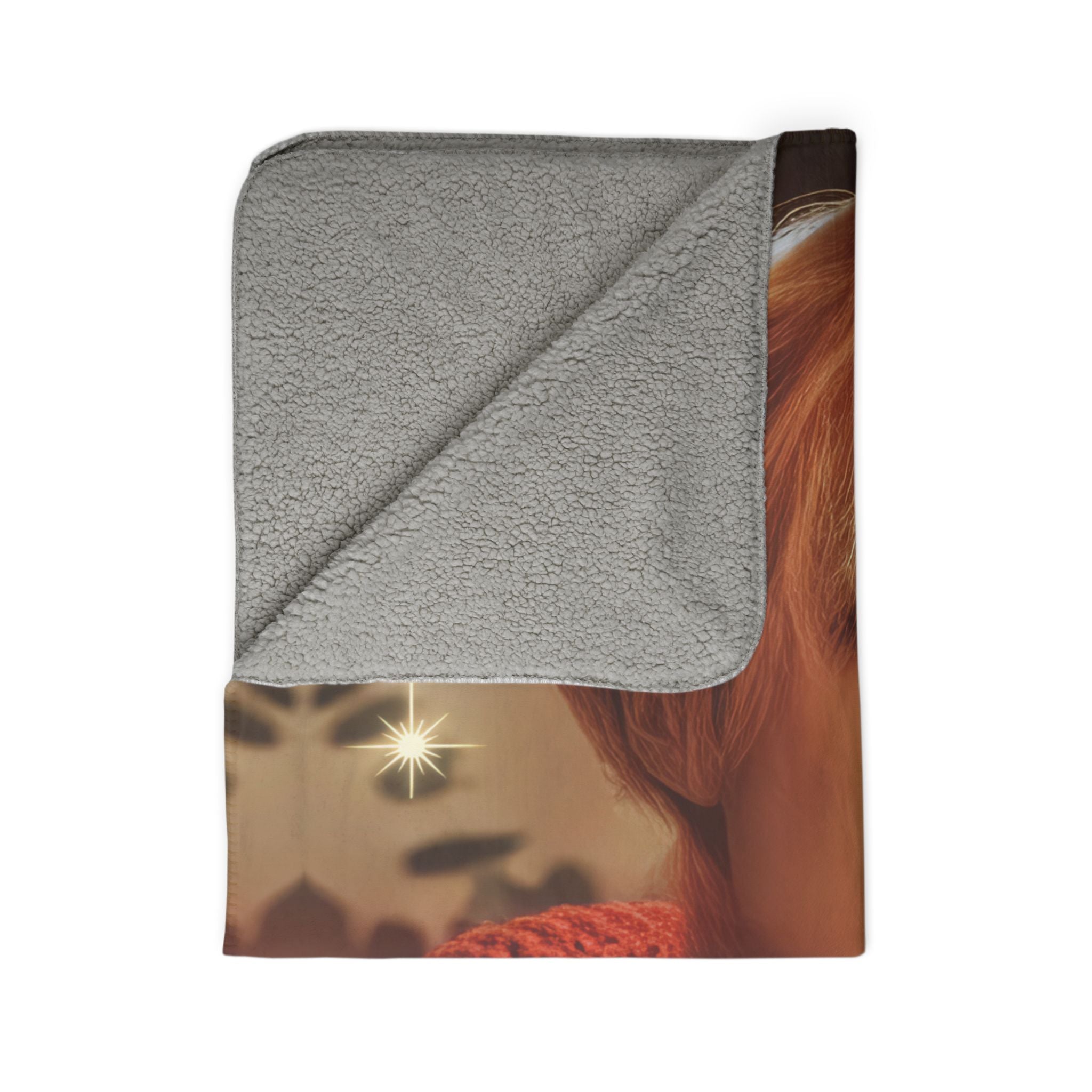 Mingi Ateez The Empress Tarot Portrait Fleece Sherpa Blanket