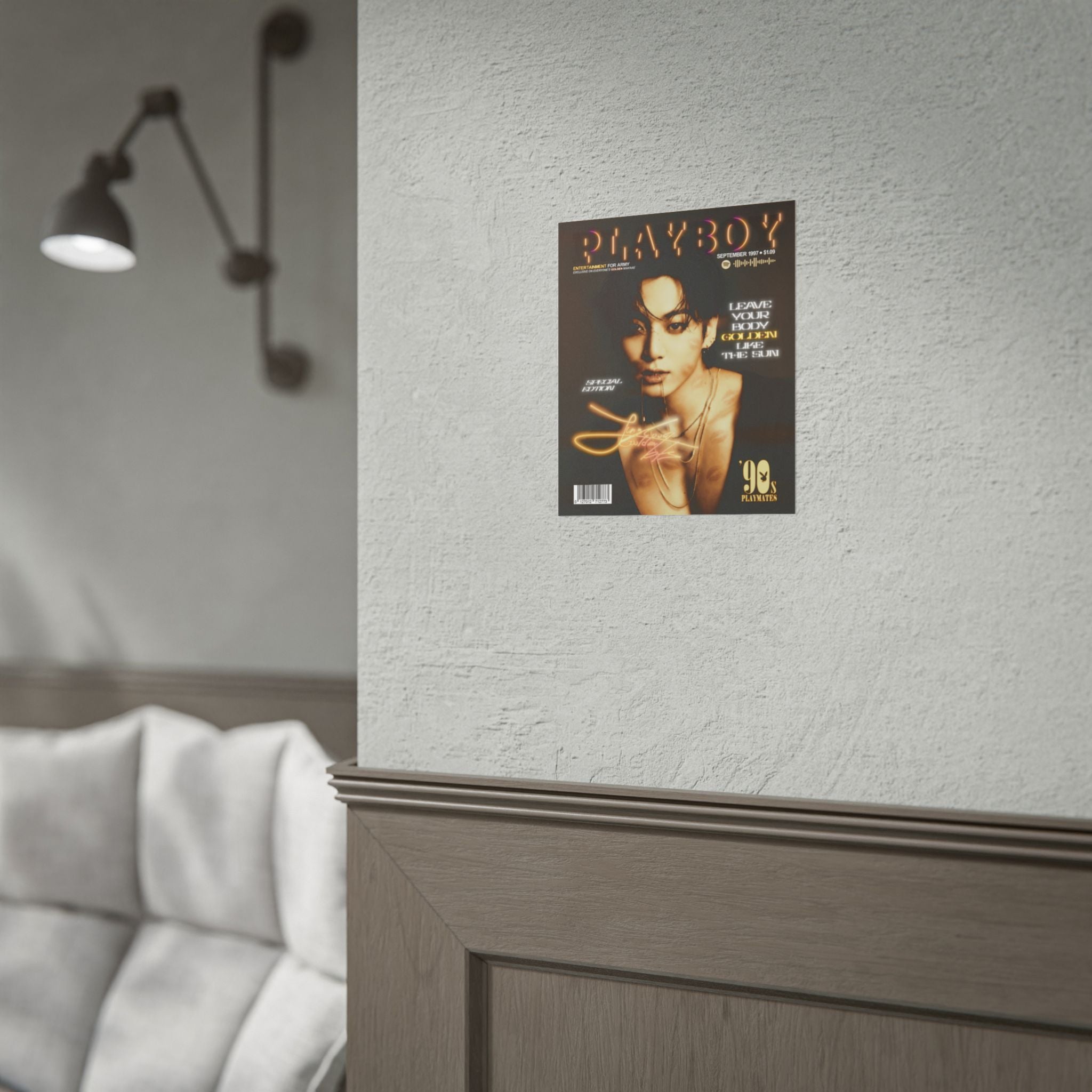 Jeon Jungkook BTS Playboy Style Rolled Poster