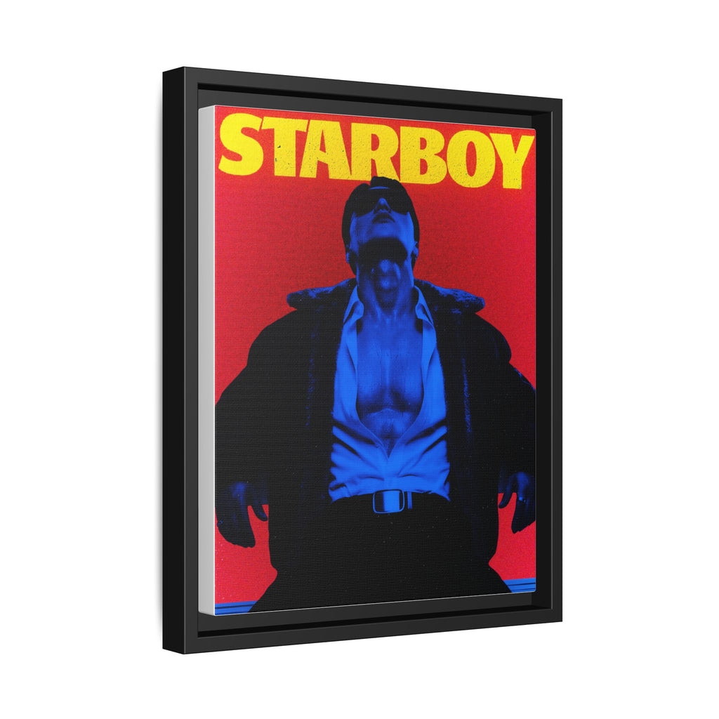 Framed Canvas ATEEZ San X Starboy Poster Matte  | Retro Pop Art Music Wall Decor