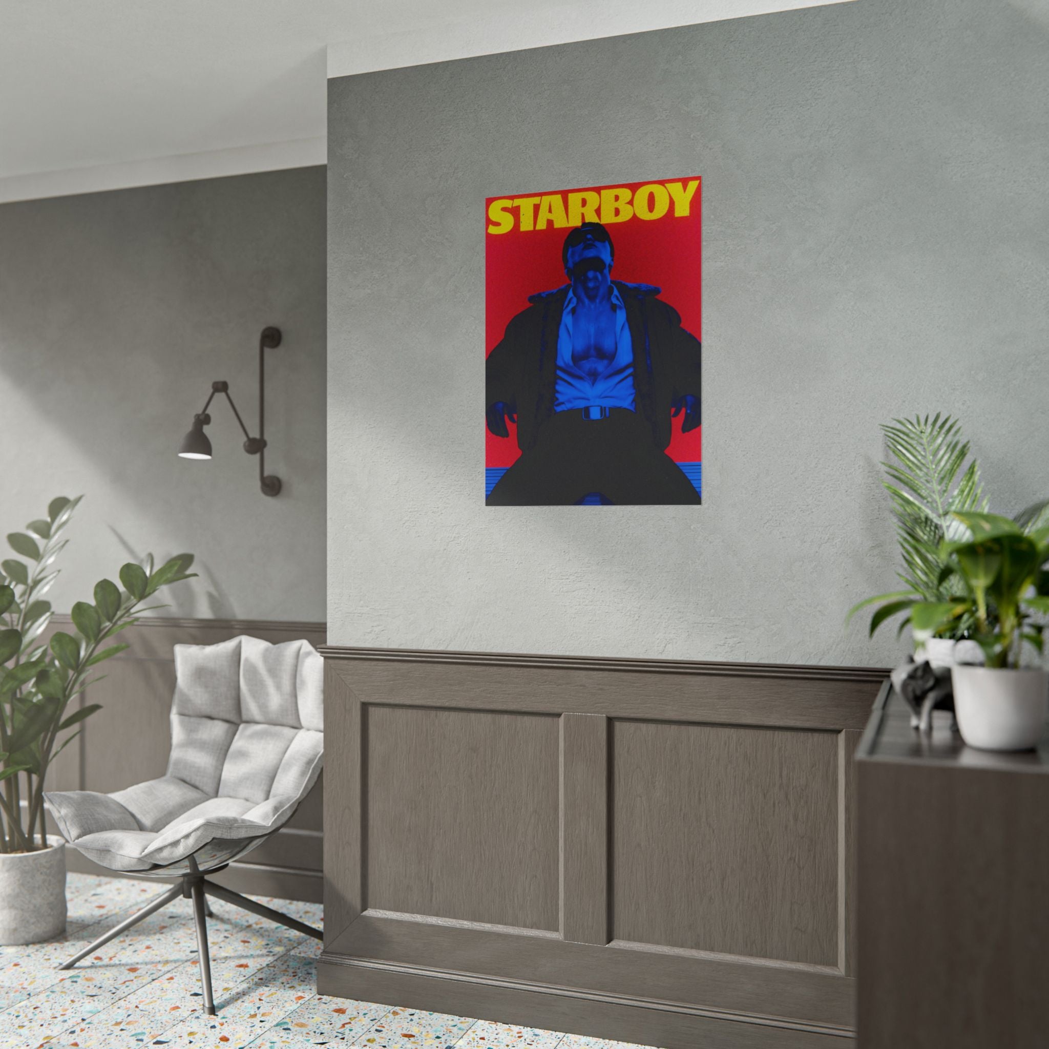 ATEEZ San X Starboy poster Rolled Poster