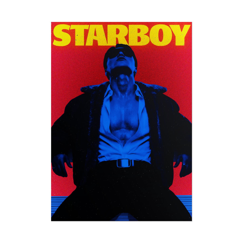 ATEEZ San X Starboy poster Rolled Poster