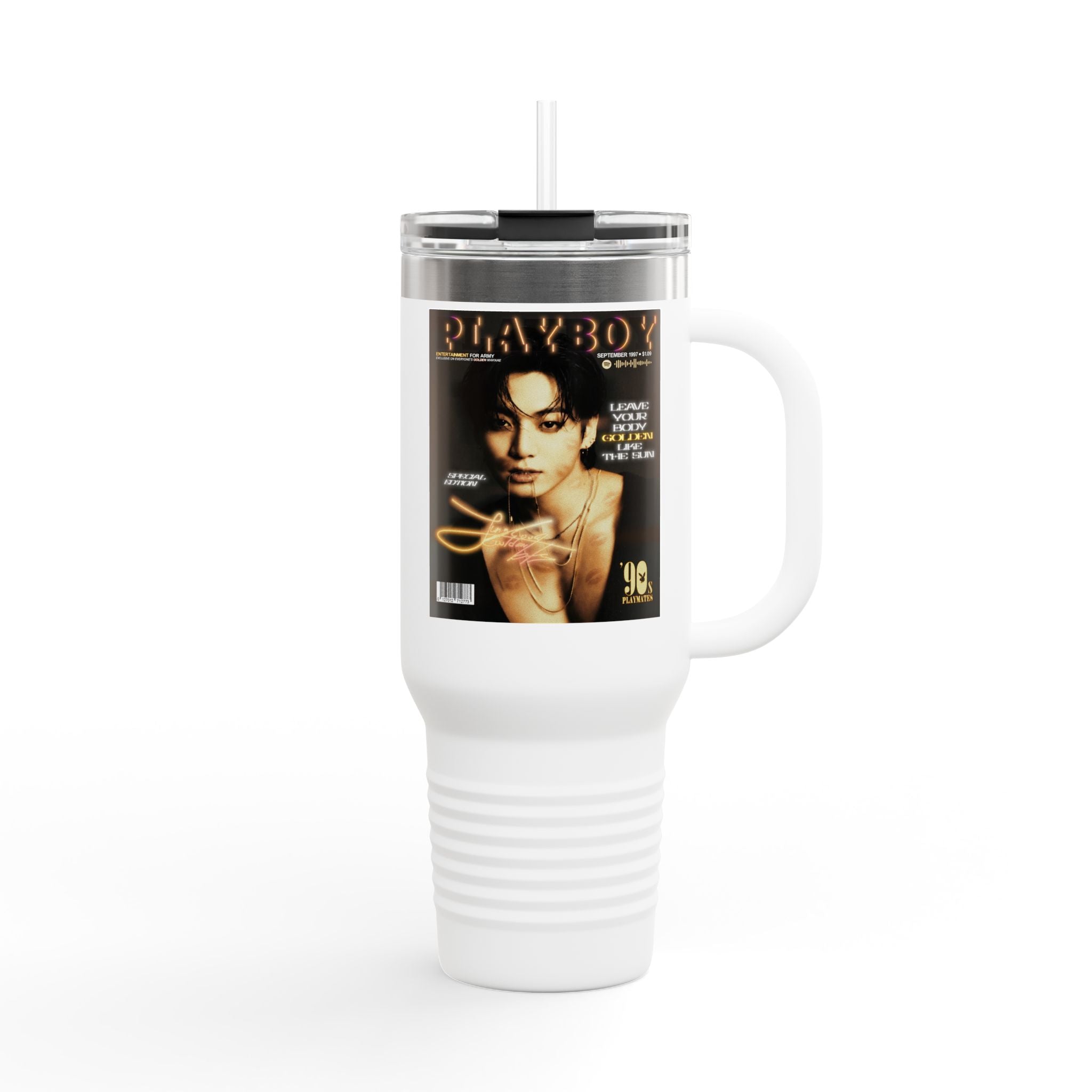 Jeon Jungkook BTS Playboy Tumbler | 40oz Insulated Tumbler