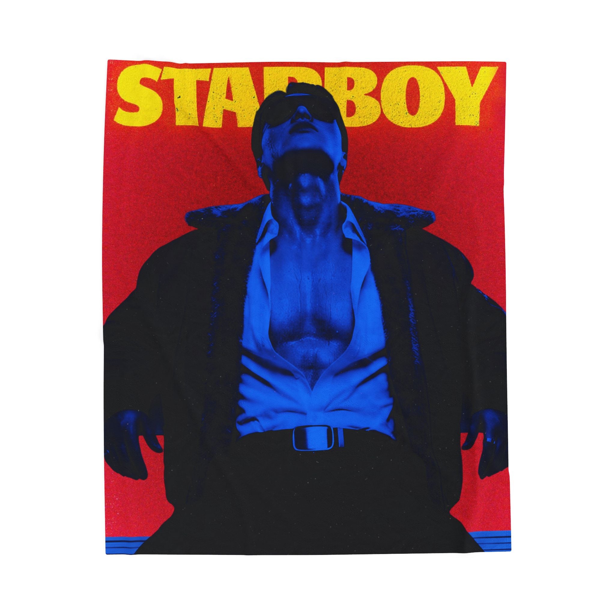 ATEEZ San X Starboy Illustration Velveteen Plush Blanket