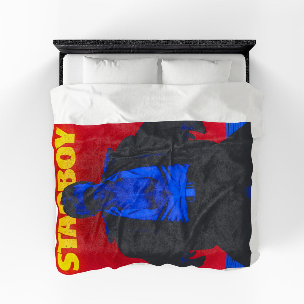 ATEEZ San X Starboy Illustration Velveteen Plush Blanket