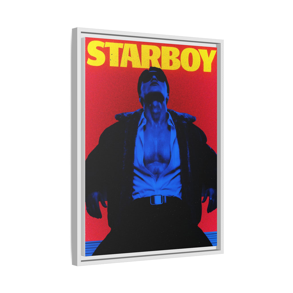 Framed Canvas ATEEZ San X Starboy Poster Matte  | Retro Pop Art Music Wall Decor