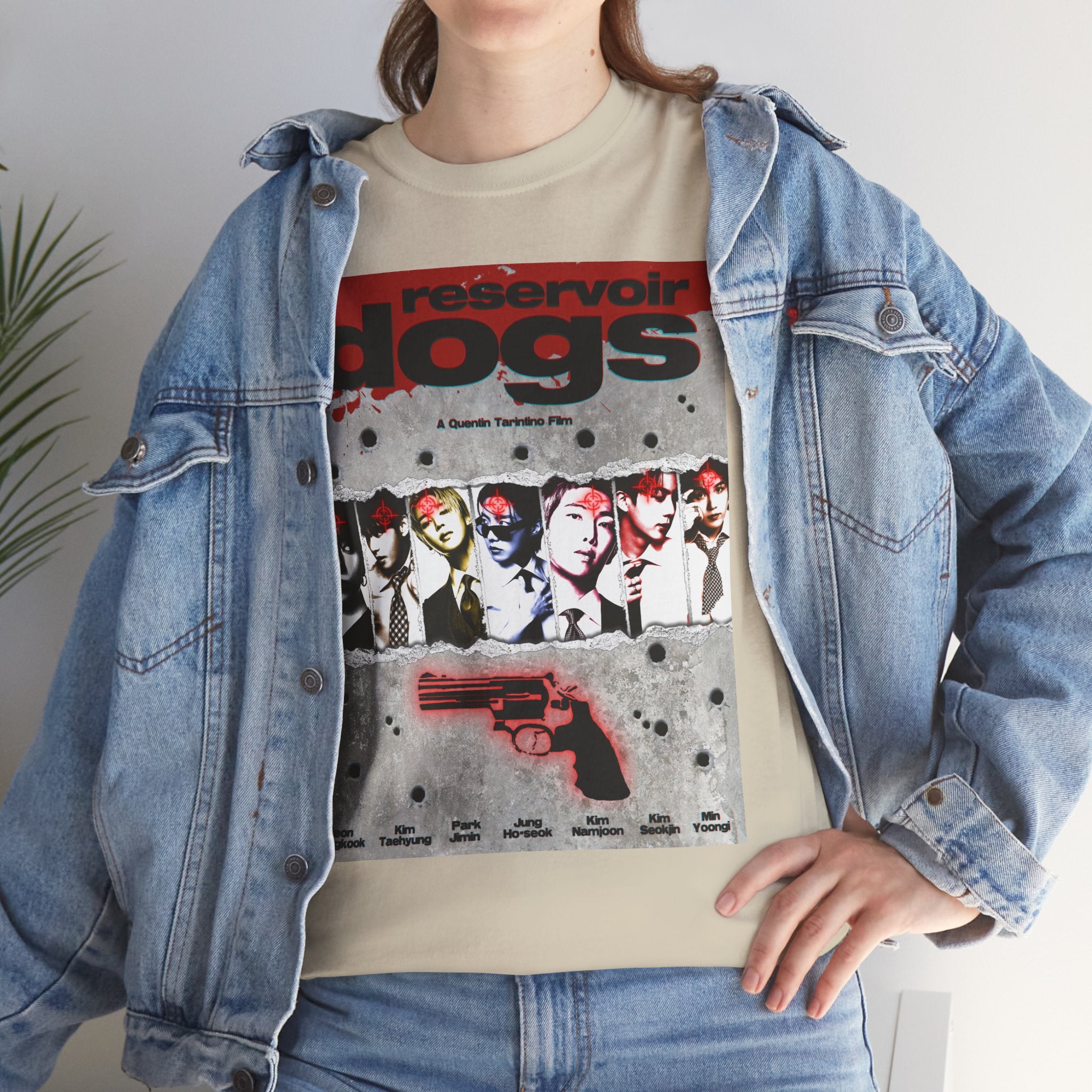 BTS Arirang X Reservoir Dogs Bulletproof ver. Poster Tee | Movie Poster T-Shirt
