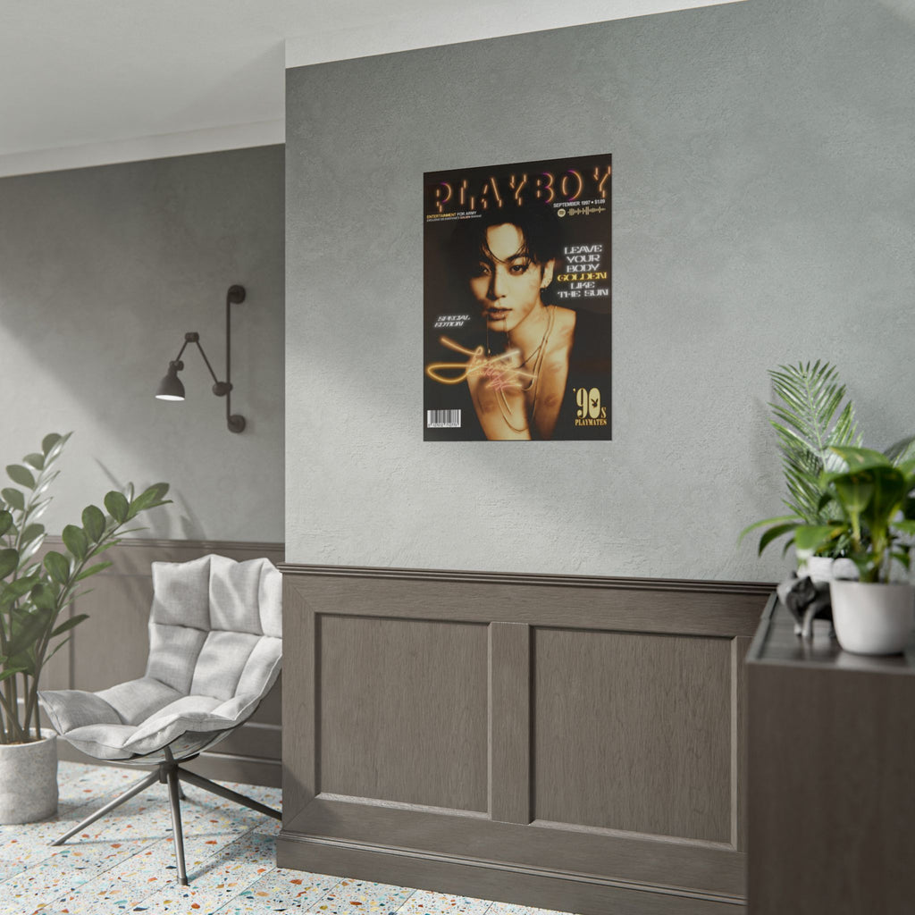 Jeon Jungkook BTS Playboy Style Rolled Poster