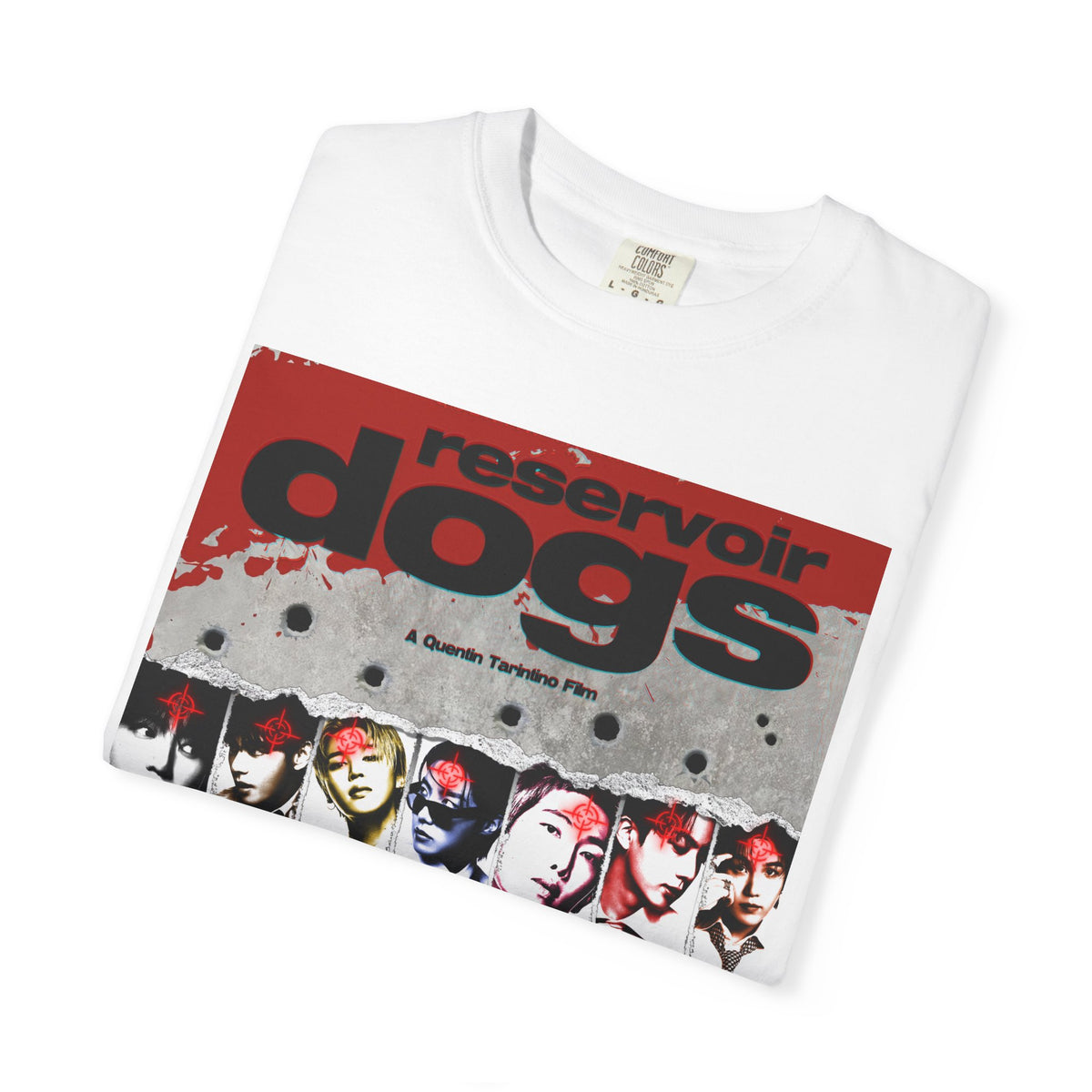 BTS Arirang X Reservoir Dogs Poster T-Shirt Bulletproof Ver.| Movie Poster Graphic Tee