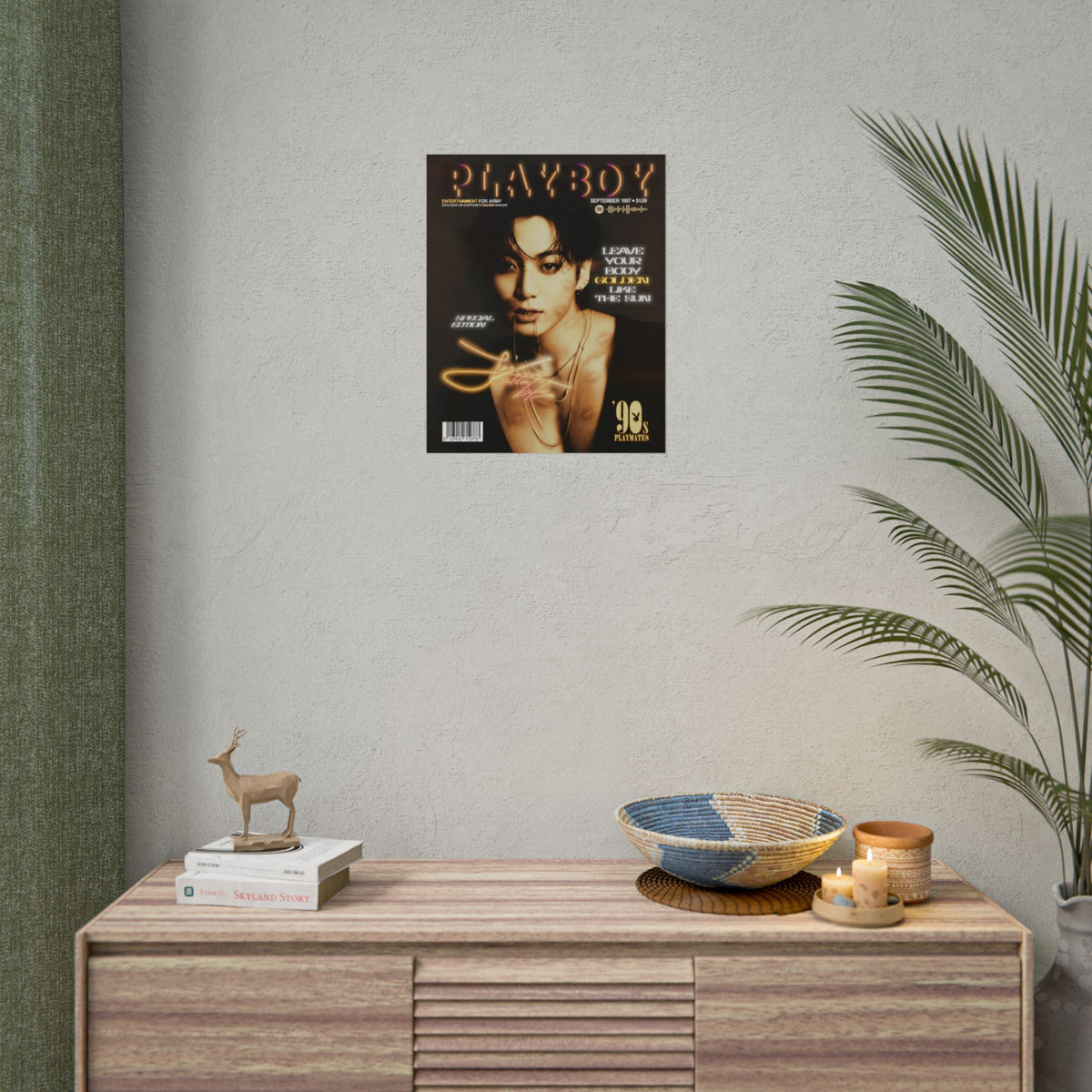 Jeon Jungkook BTS Playboy Style Rolled Poster