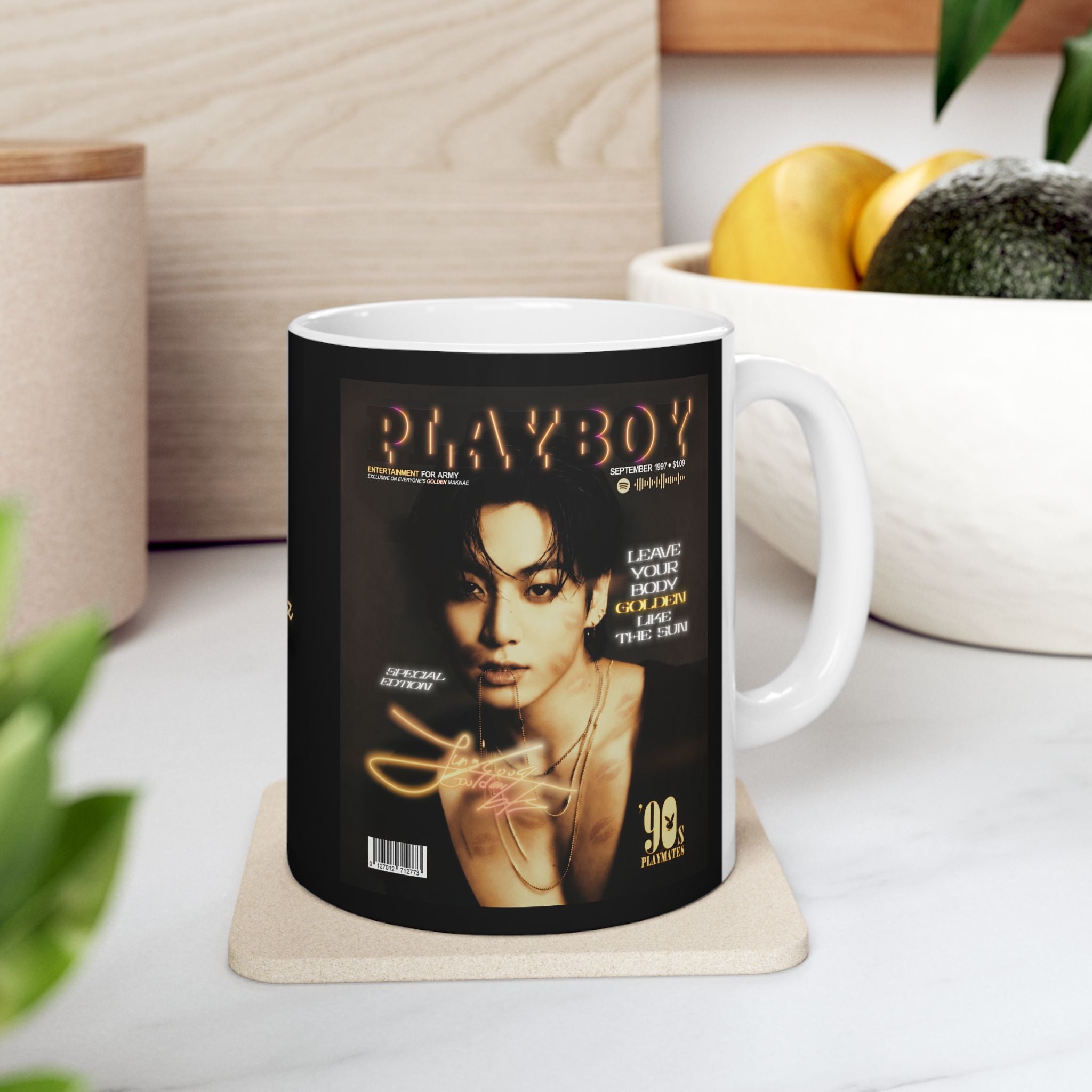 Jeon Jungkook BTS Playboy Mug | Ceramic Coffee Cup